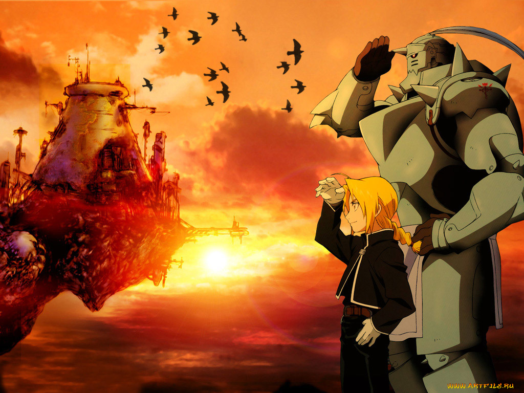 аниме, fullmetal, alchemist