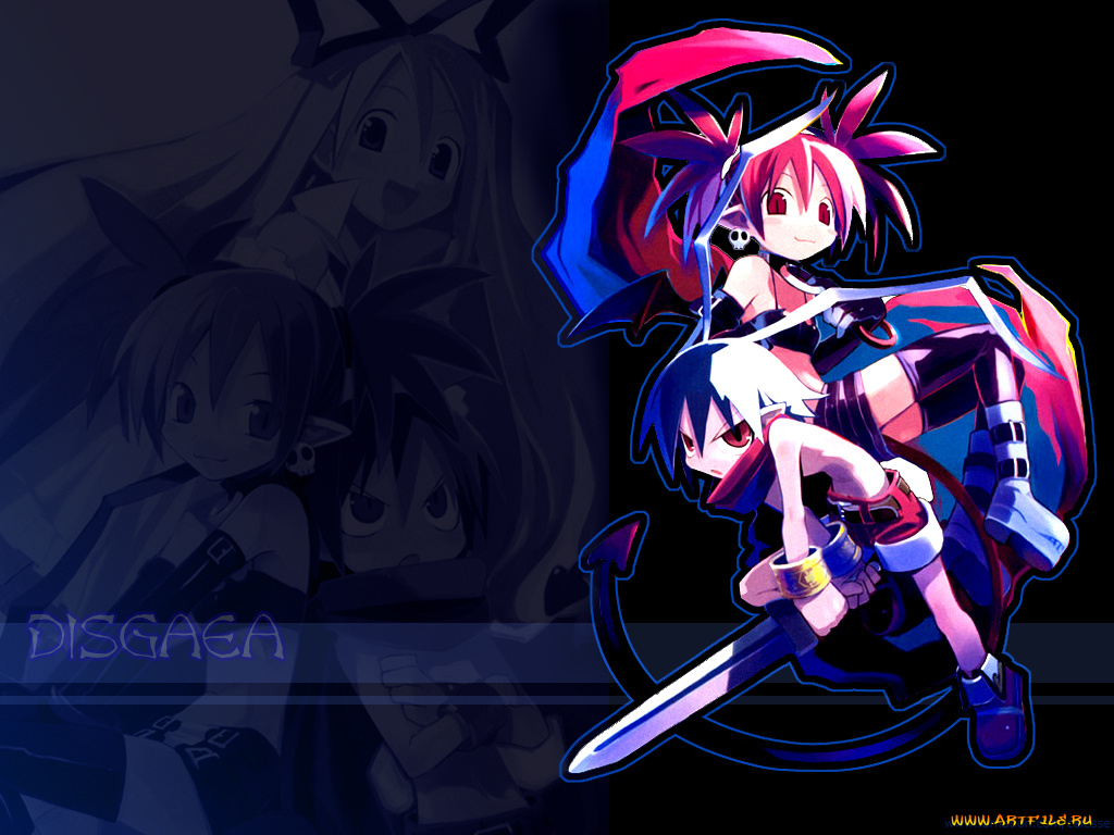 аниме, netherworld, battle, chronicle, disgaea