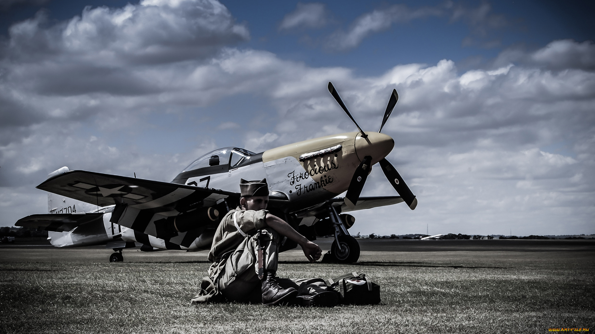 авиация, лёгкие, одномоторные, самолёты, пилот, пропеллер, north, american, p-51, mustang