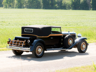 Картинка автомобили chrysler темный 1931г cg waterhouse victoria convertible imperial