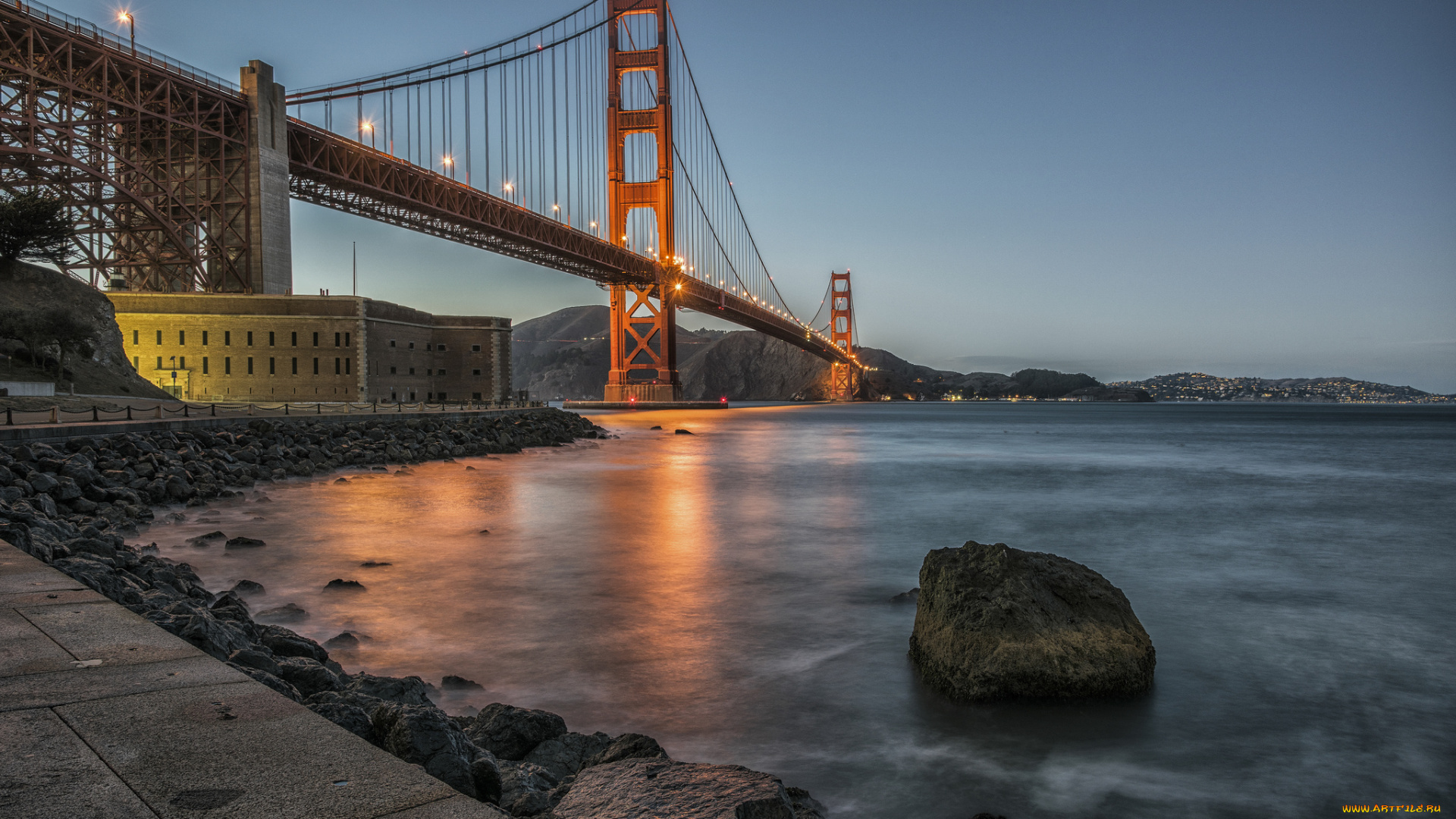 fort, point, |, san, francisco, |, usa, города, сан-франциско, , сша, мост