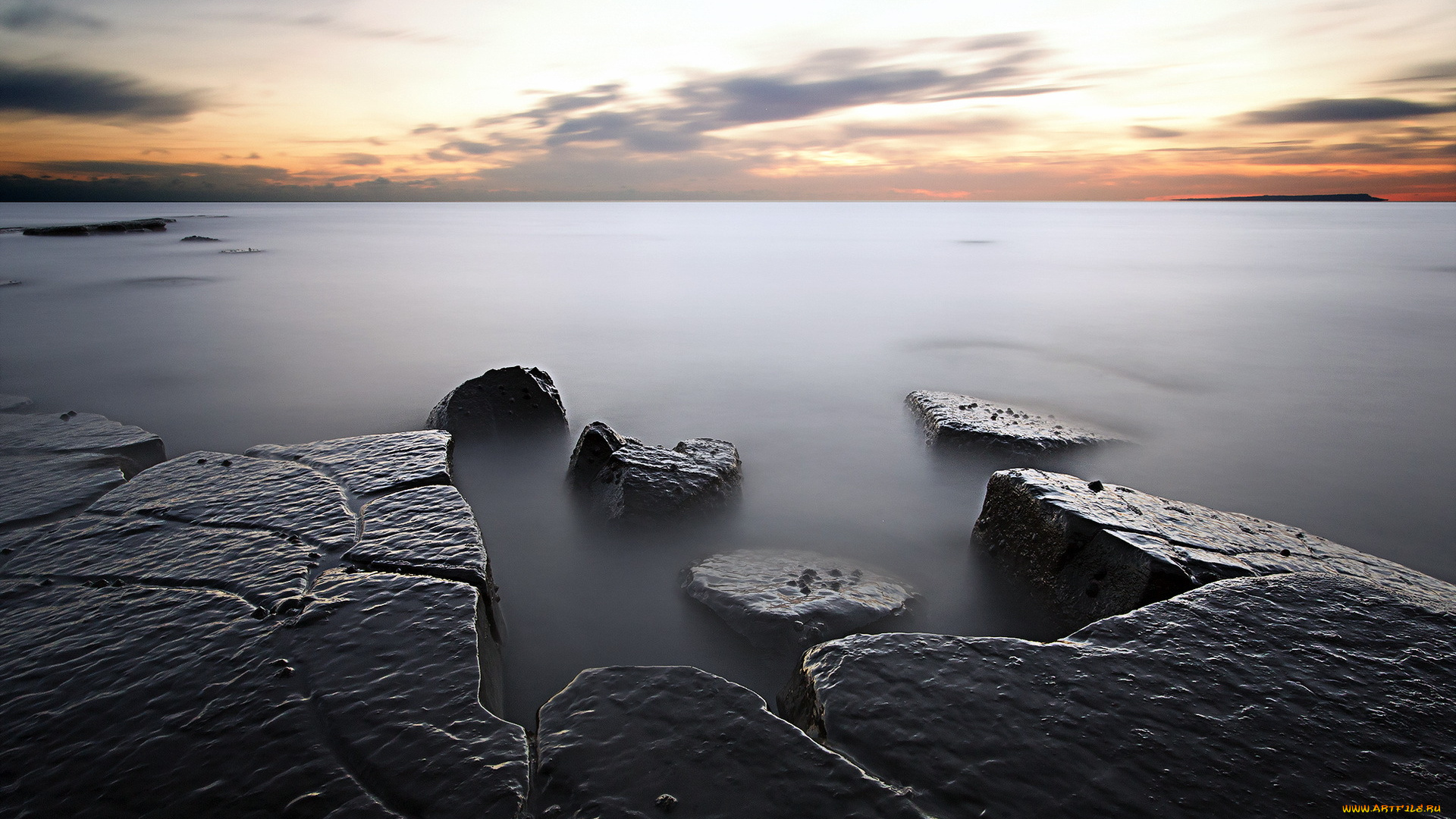 природа, побережье, море, скалы, пейзаж