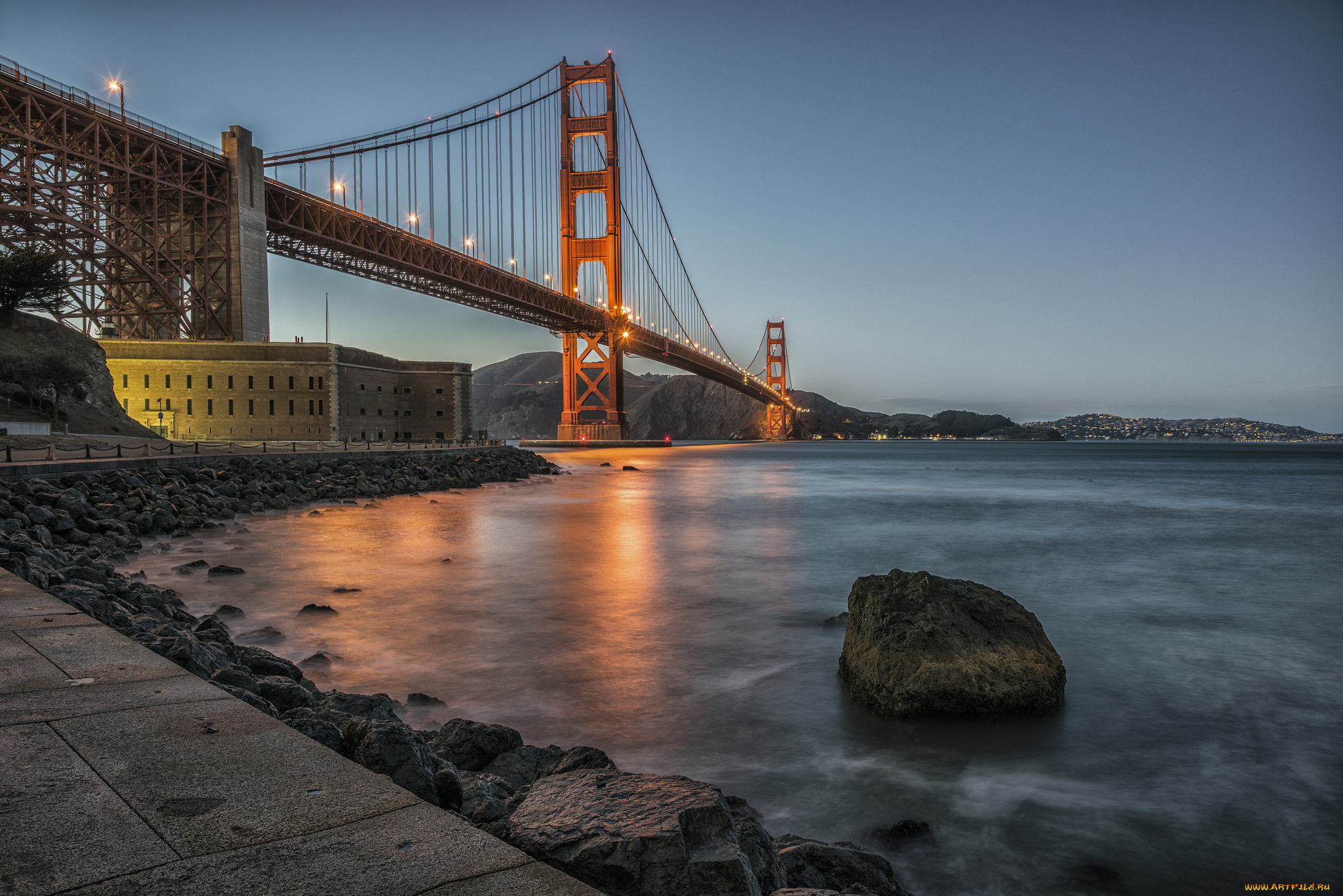 fort, point, |, san, francisco, |, usa, города, сан-франциско, , сша, мост