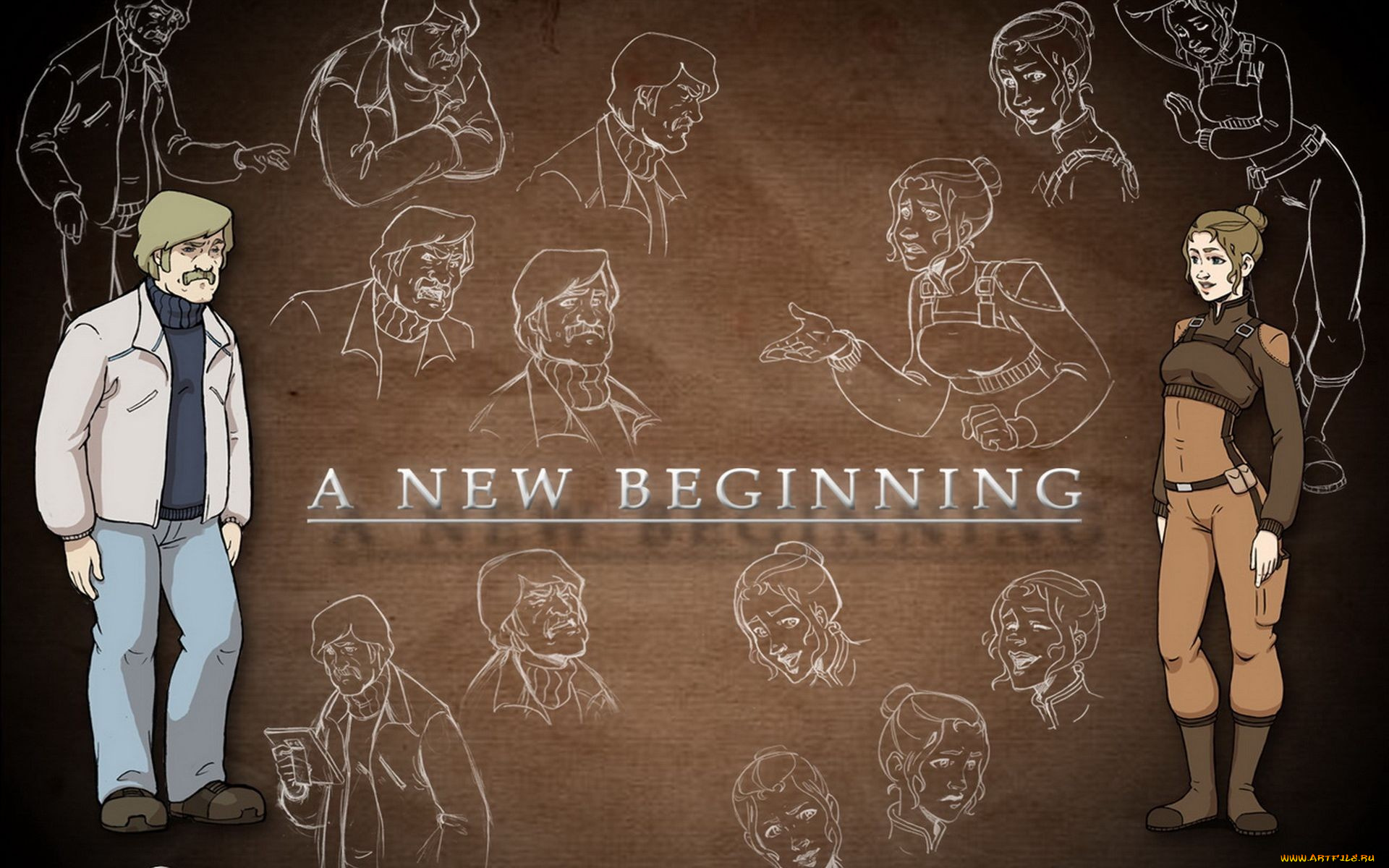 Begin new. A New beginning игра. Fay a New beginning. Фанфик New beginning. Обои для рабочего стола New beginning.