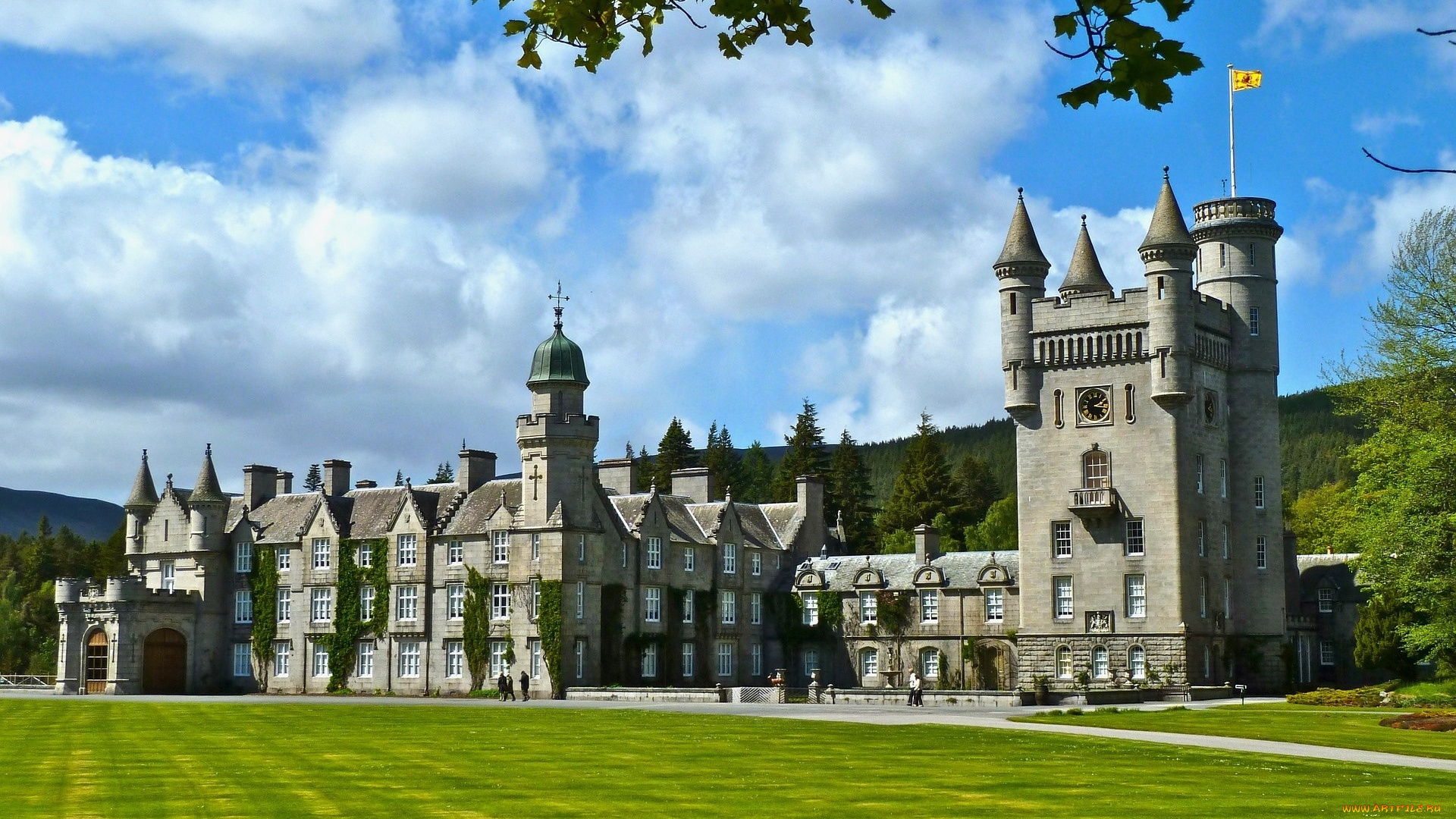 balmoral, castle, scotland, города, замки, англии, balmoral, castle