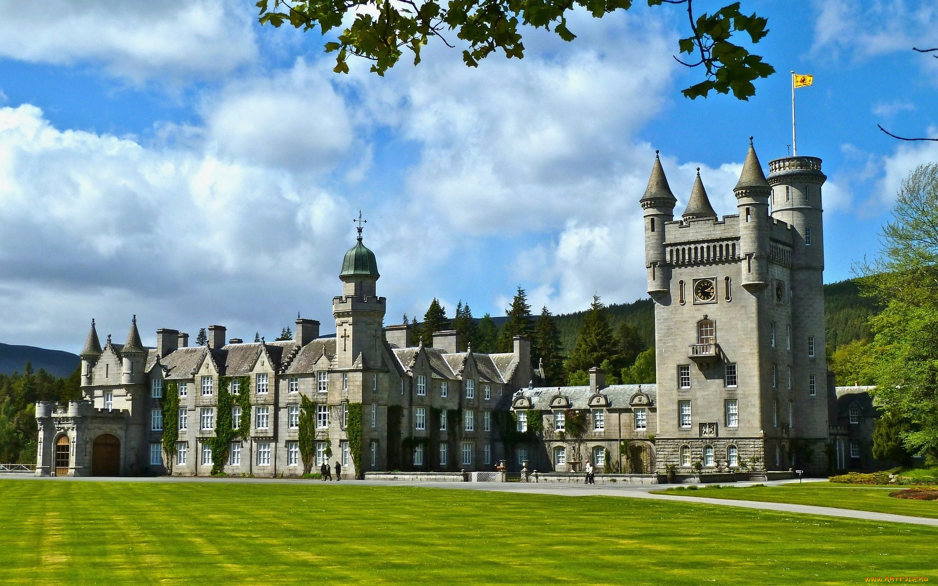 balmoral, castle, scotland, города, замки, англии, balmoral, castle