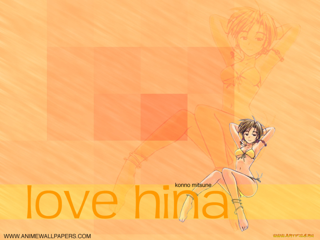 аниме, love, hina