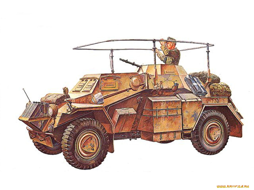 бронеавтомобиль, sd, kfz, 223, техника, военная