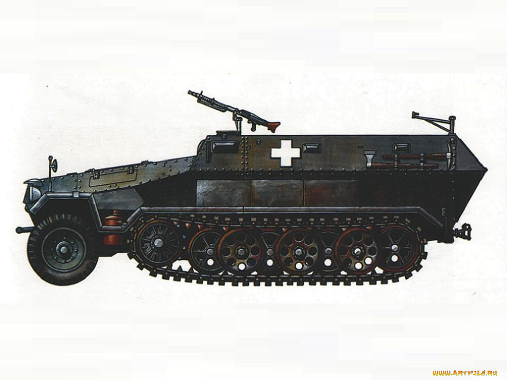 hanomag, sd, kfz, 251, ausf, 1939г, техника, военная