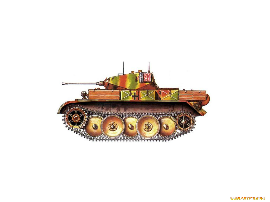 легкий, разведывательный, танк, pzkpfw, ii, ausf, luchs, техника, военная