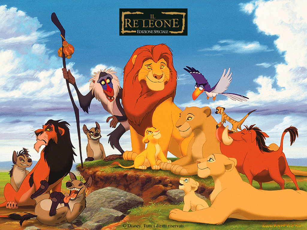 мультфильмы, the, lion, king