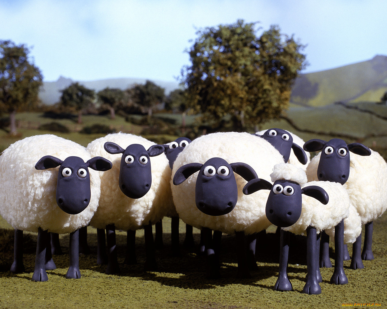 мультфильмы, shaun, the, sheep