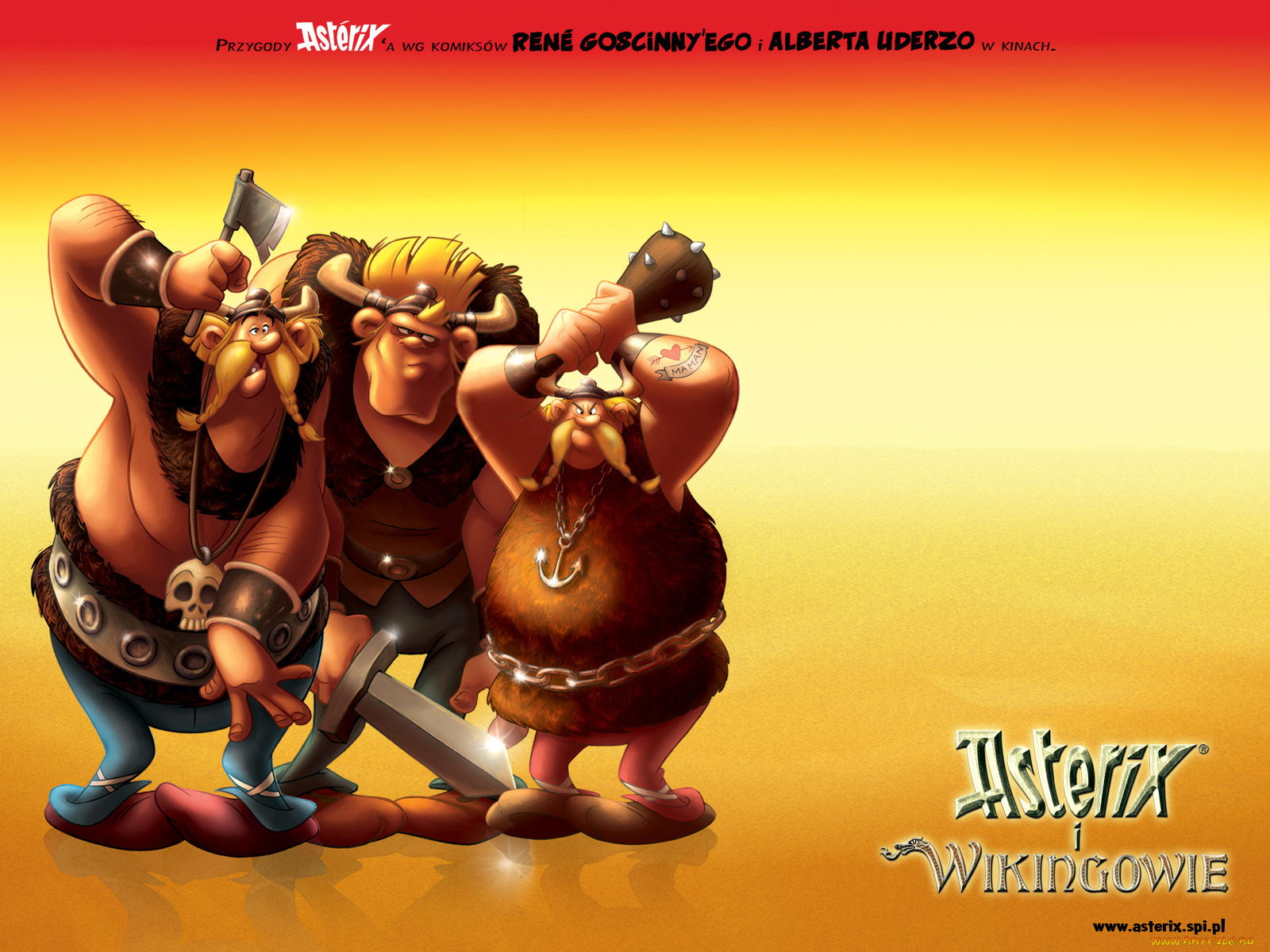 мультфильмы, asterix, and, the, vikings