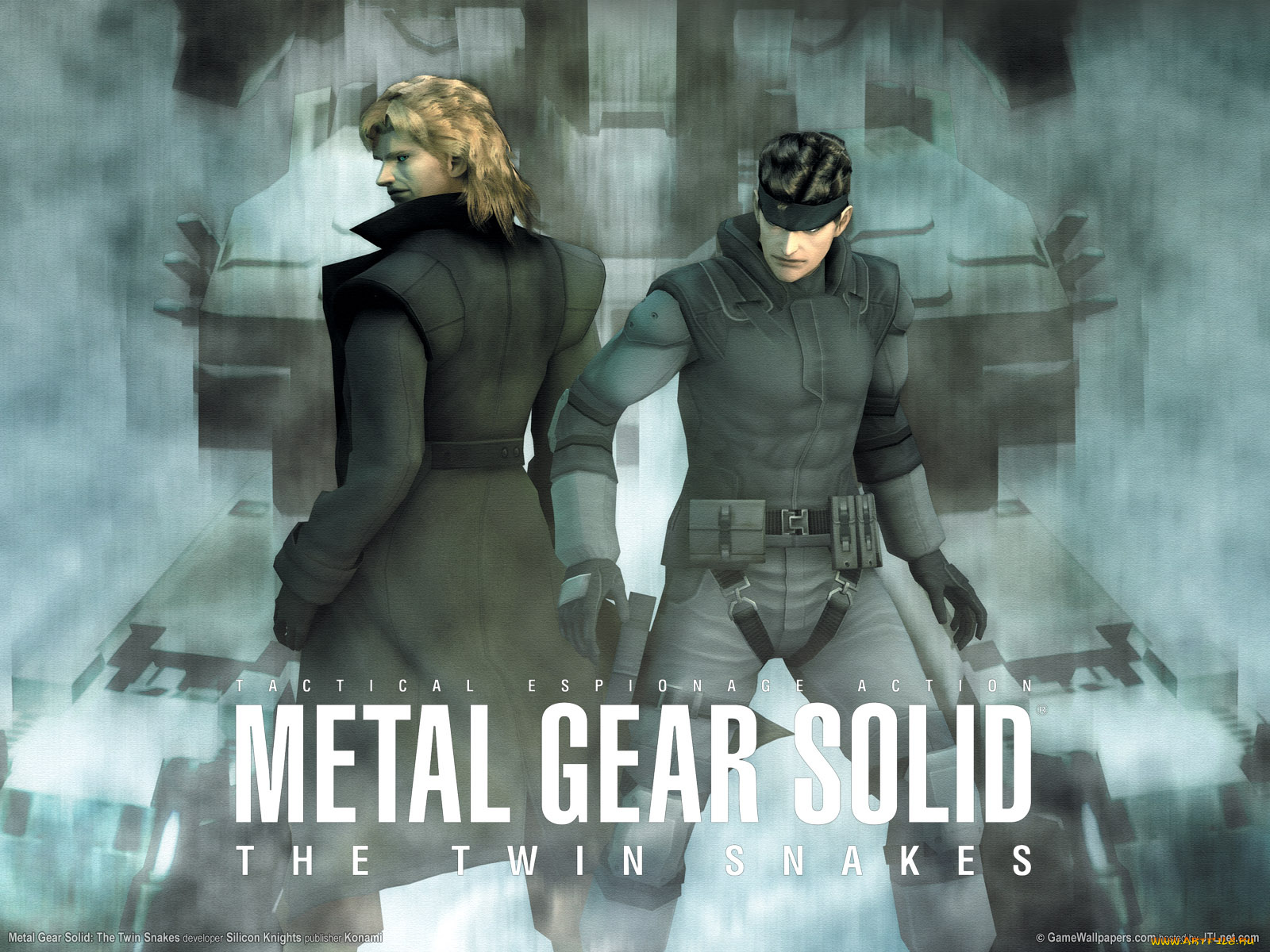 видео, игры, metal, gear, solid, the, twin, snakes