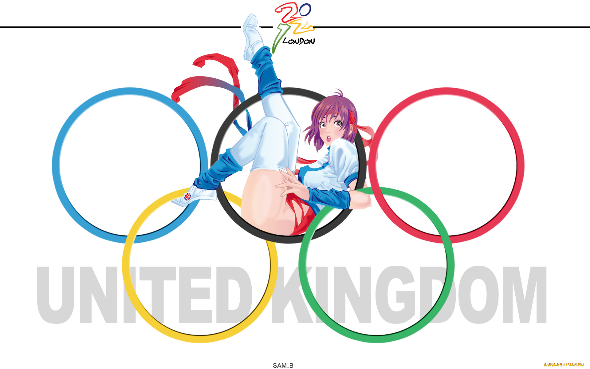 спорт, 3d, рисованные, олимпиада, 2012