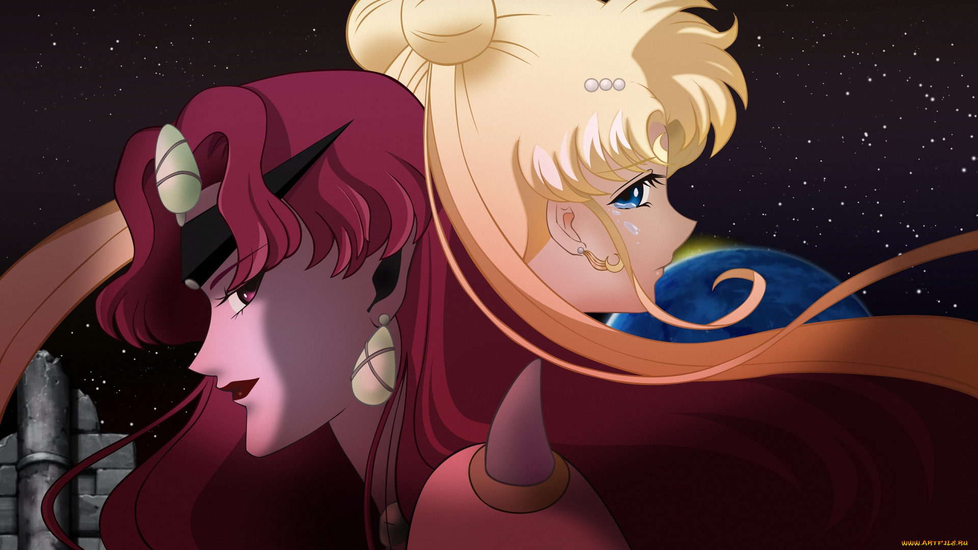 аниме, sailor, moon, usagi, sailor, moon, воин, девушка, луна, queen, beryl