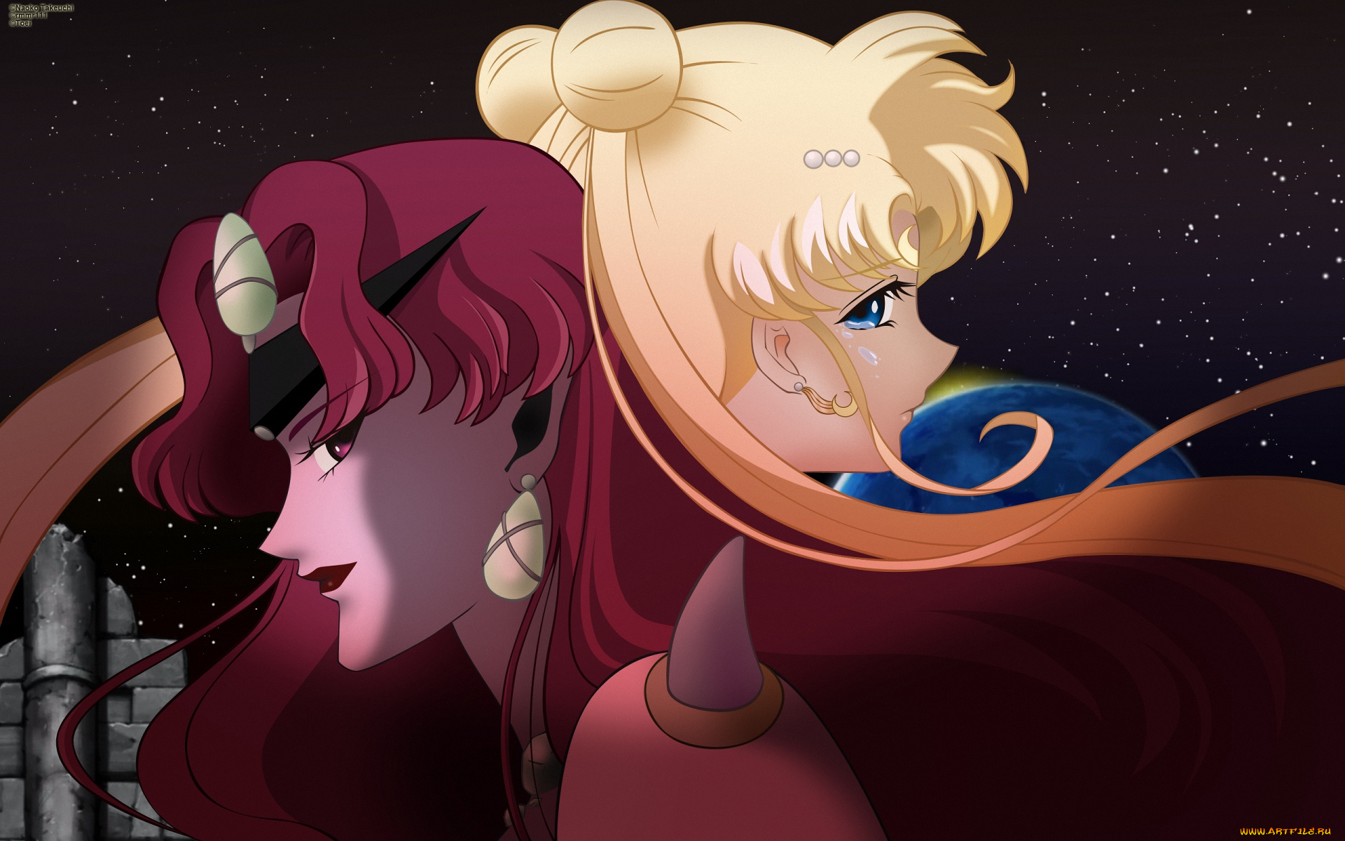 аниме, sailor, moon, usagi, sailor, moon, воин, девушка, луна, queen, beryl