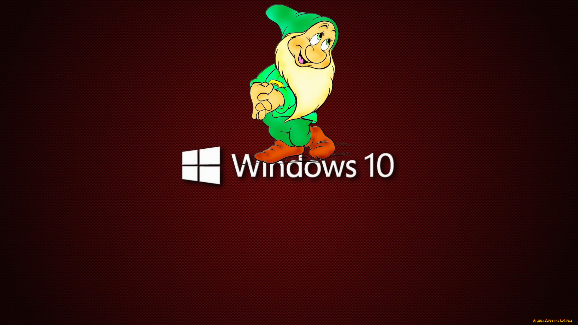 windows10, компьютеры, windows, 10, гномик, скромность