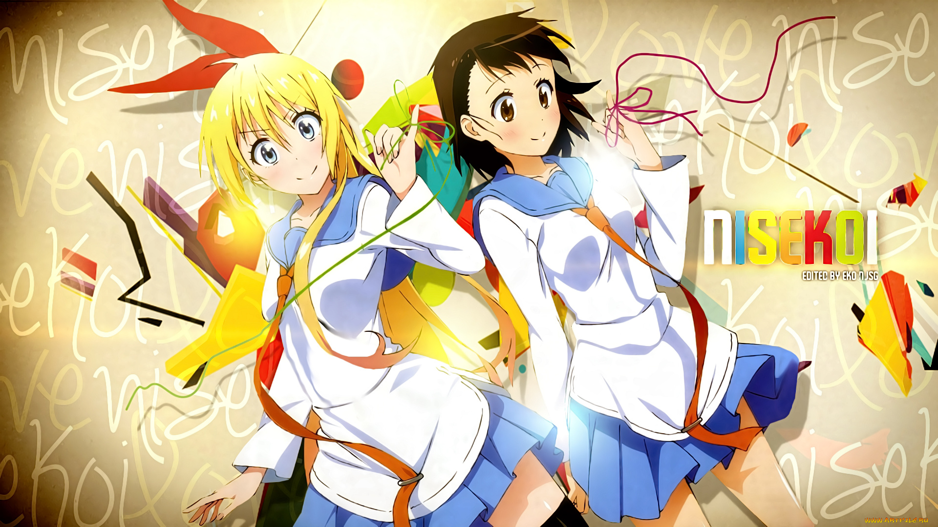 аниме, nisekoi, девушки