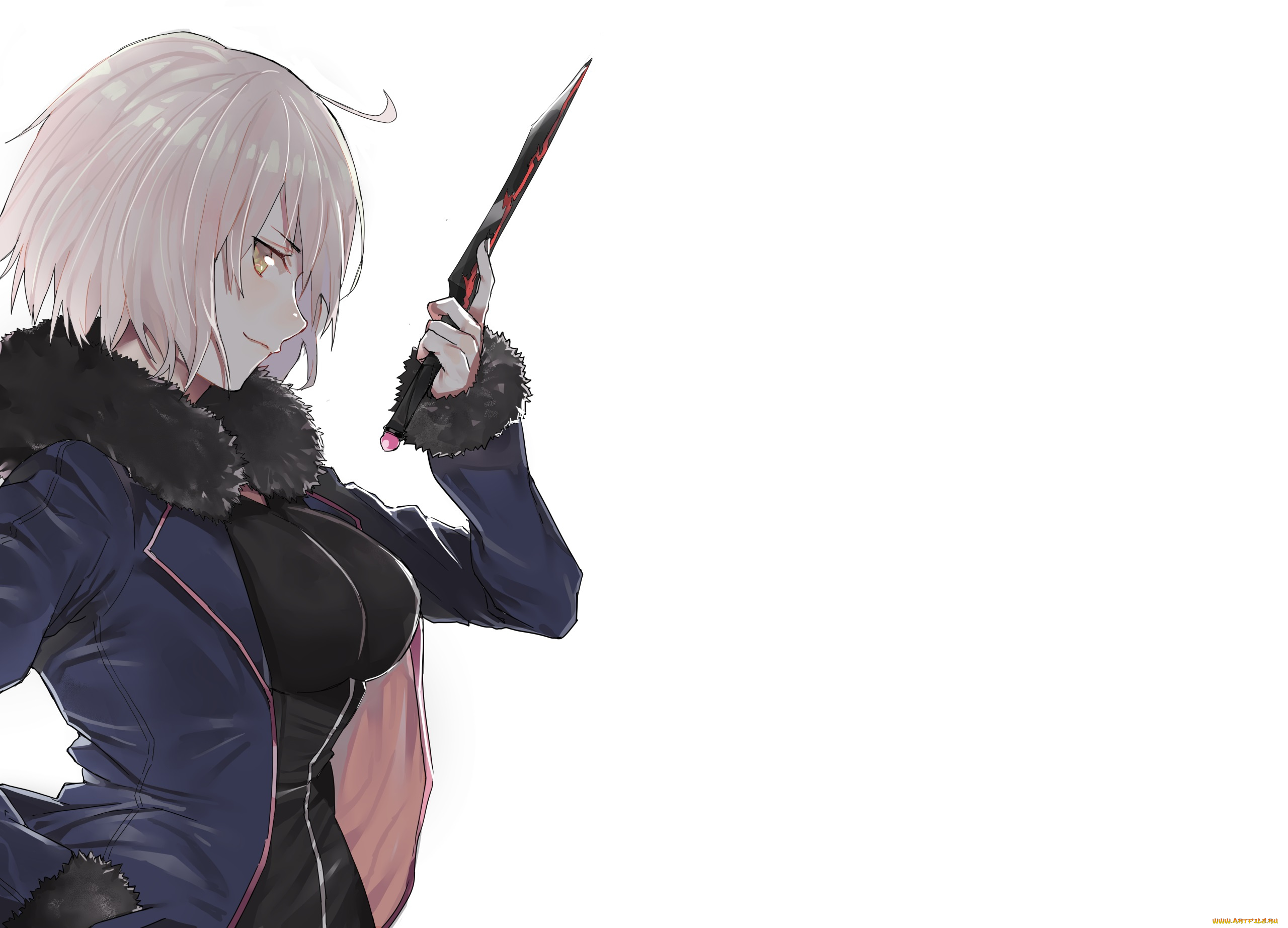 аниме, fate, stay, night, joan, alter