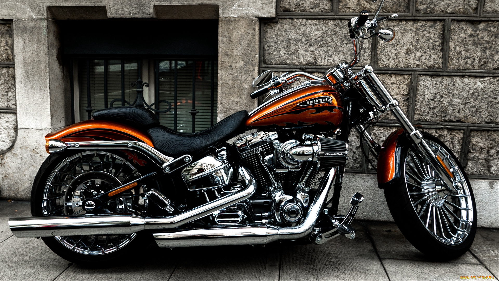 мотоциклы, harley-davidson, байк, мотоцикл