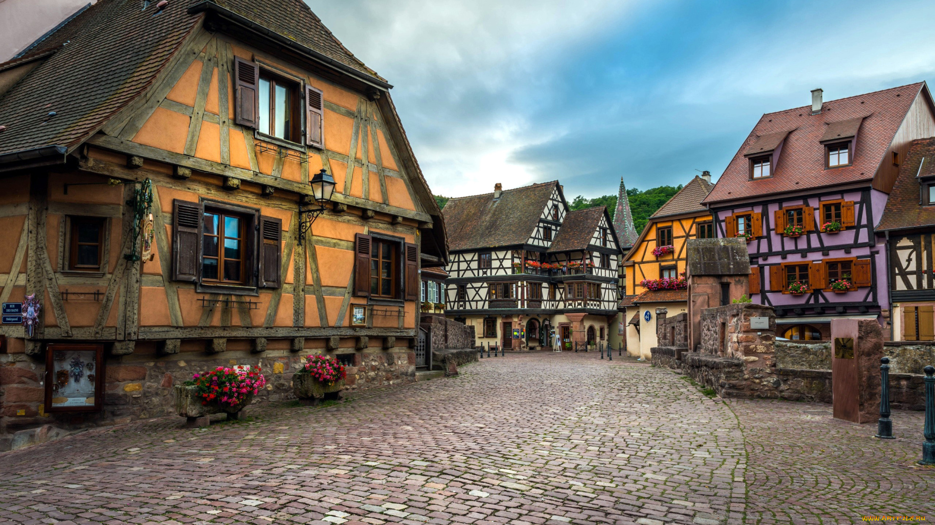 kaysersberg, france, города, -, улицы, , площади, , набережные