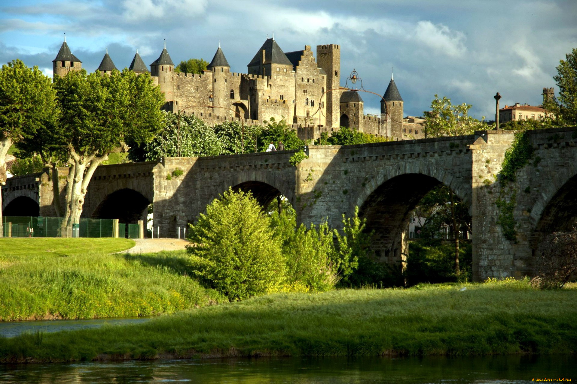 ville, fortifiee, de, carcassonne, города, каркасон, , франция, ville, fortifiee, de, carcassonne