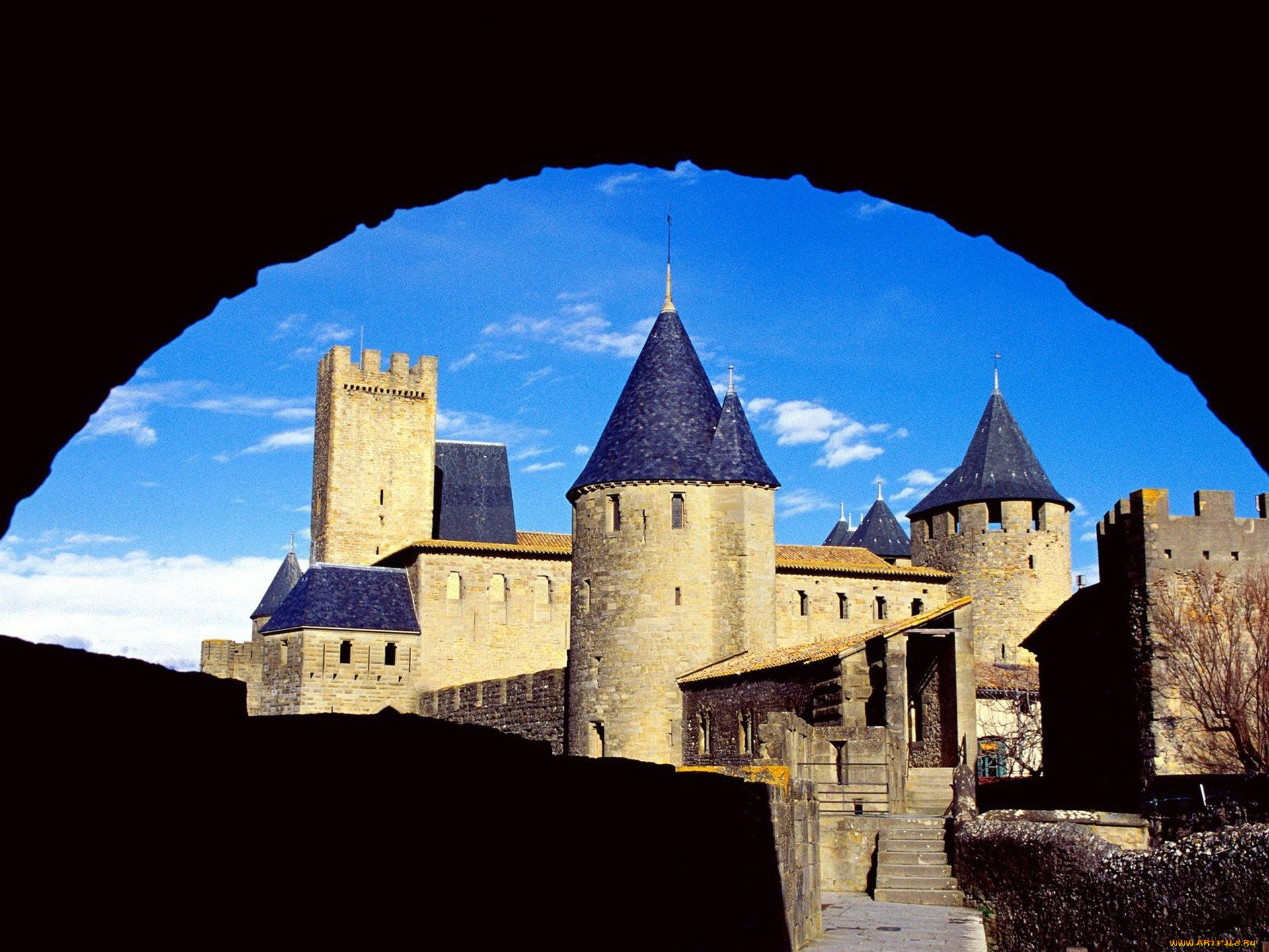 ville, fortifiee, de, carcassonne, города, каркасон, , франция, ville, fortifiee, de, carcassonne