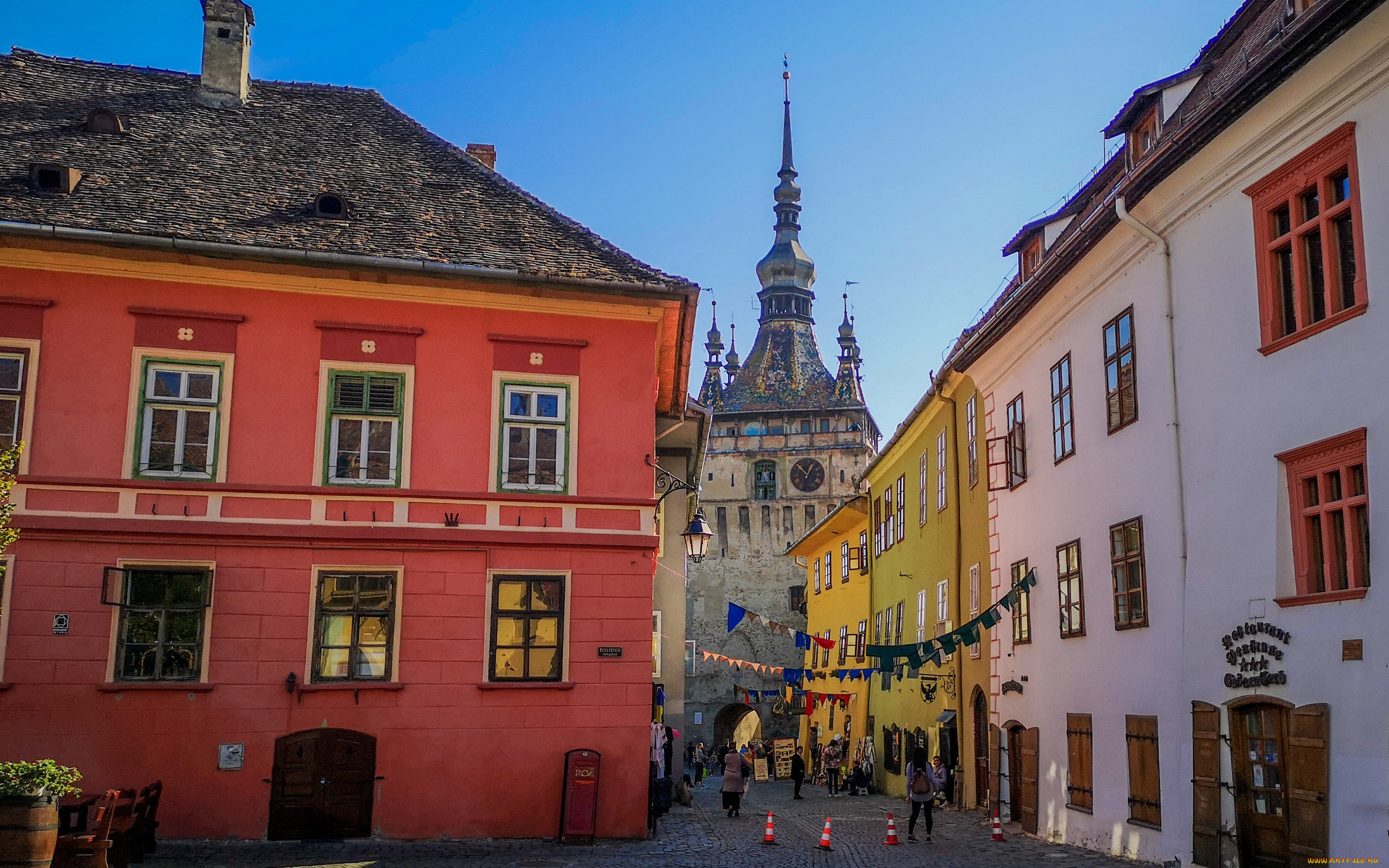 sighisoara, romania, города, -, улицы, , площади, , набережные