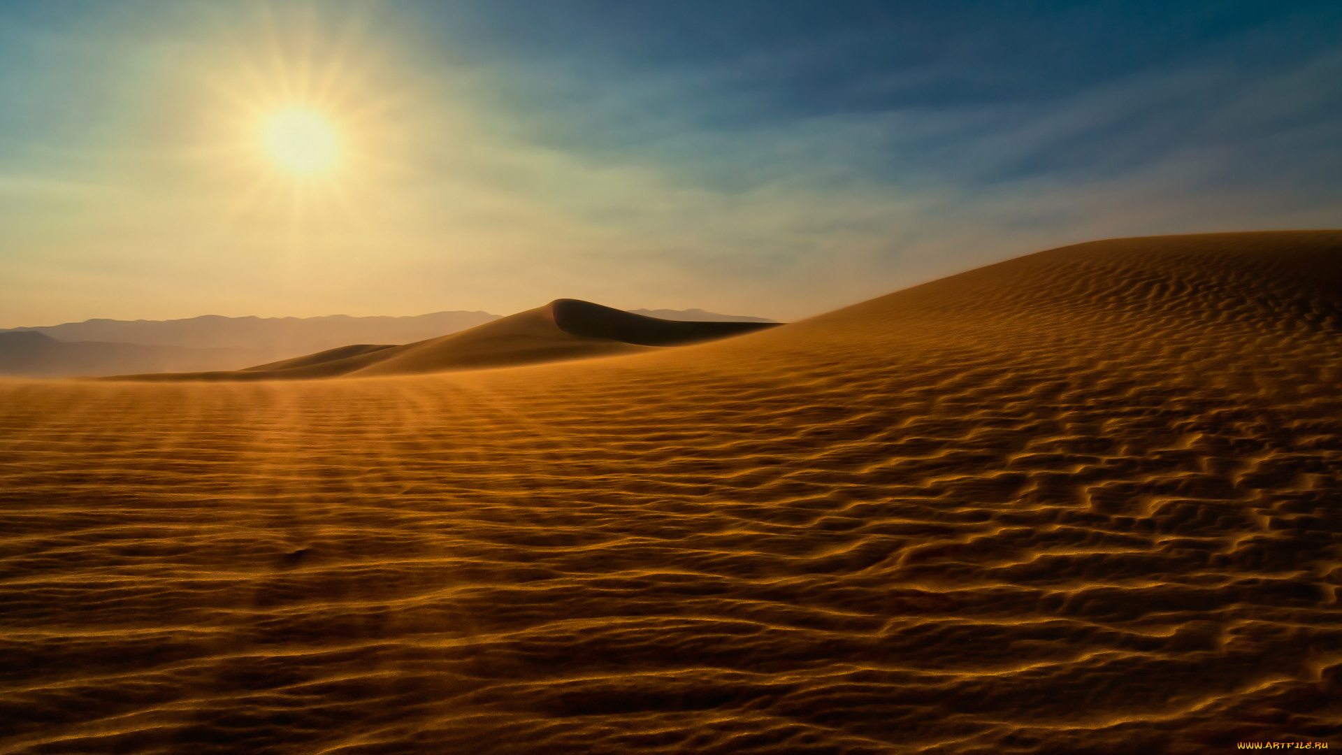 природа, пустыни, песок, дюны, солнце