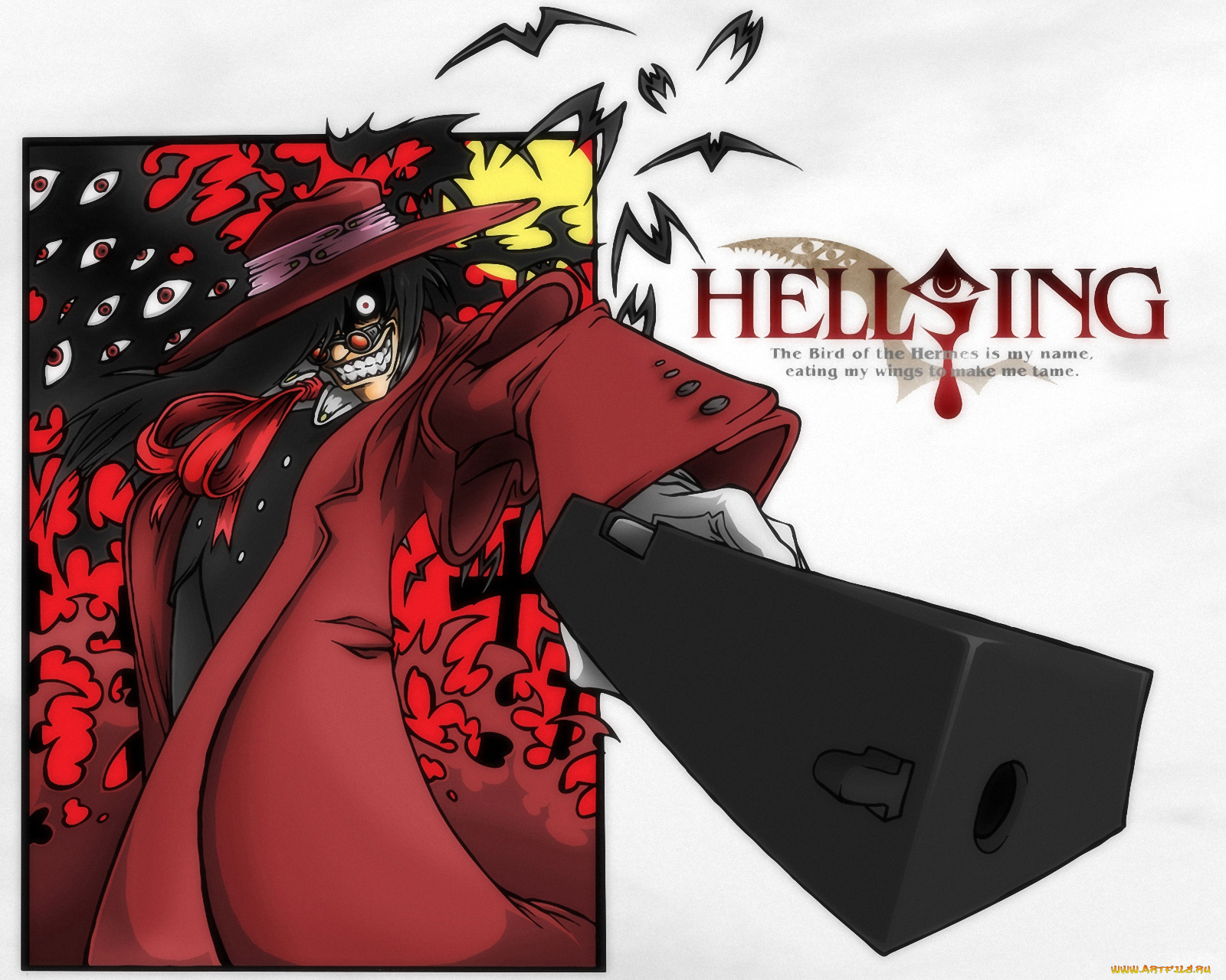 аниме, hellsing, alucard, алукард, вампир