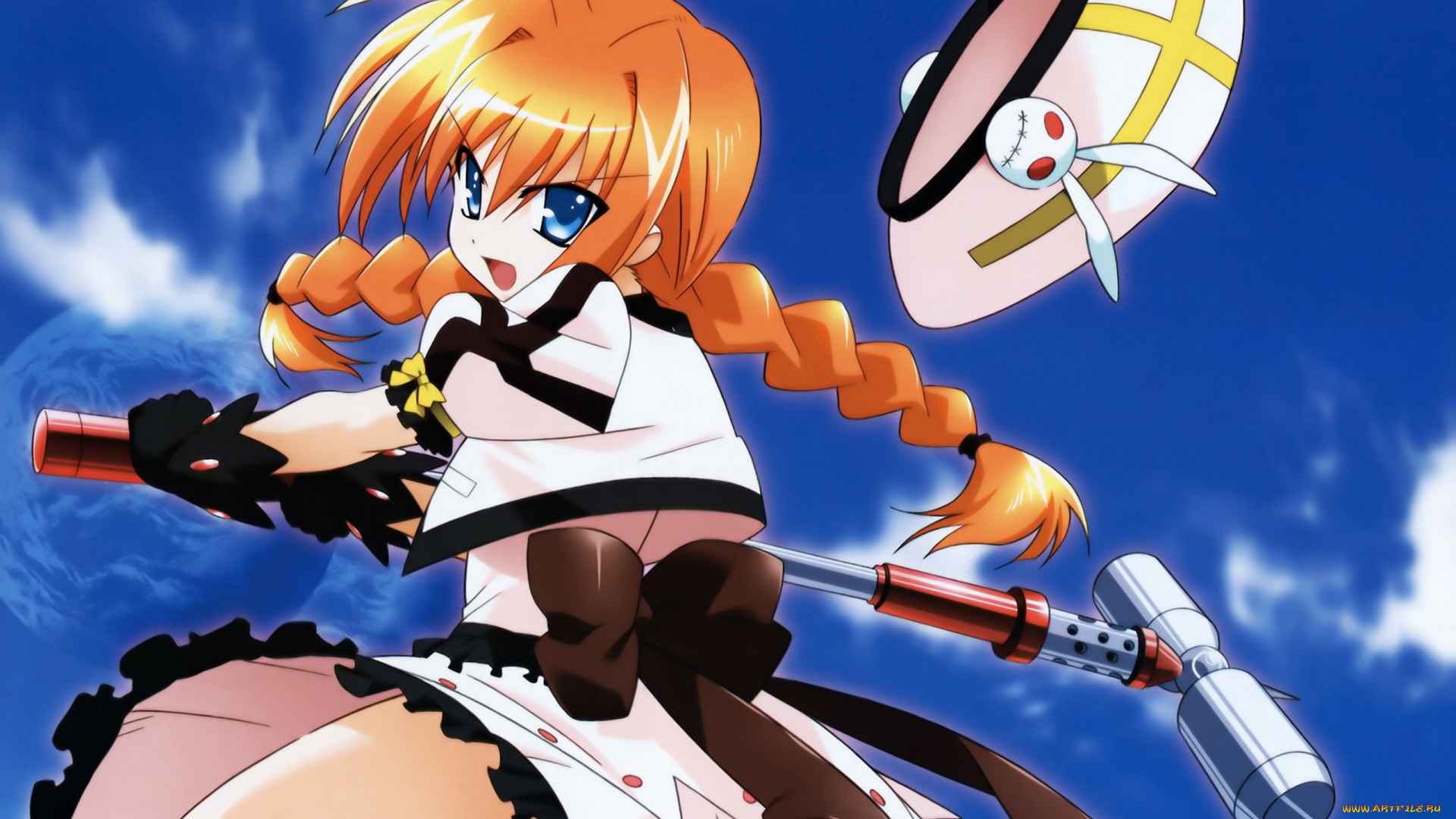 аниме, mahou, shoujo, lyrical, nanoha