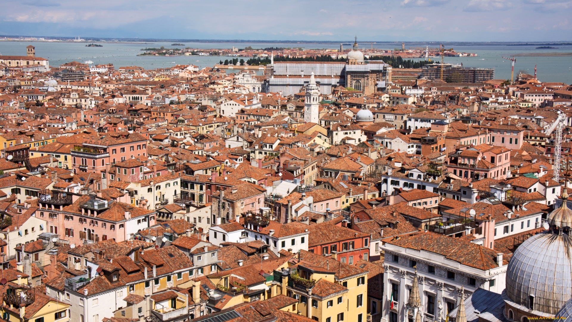 города, венеция, , италия, панорама