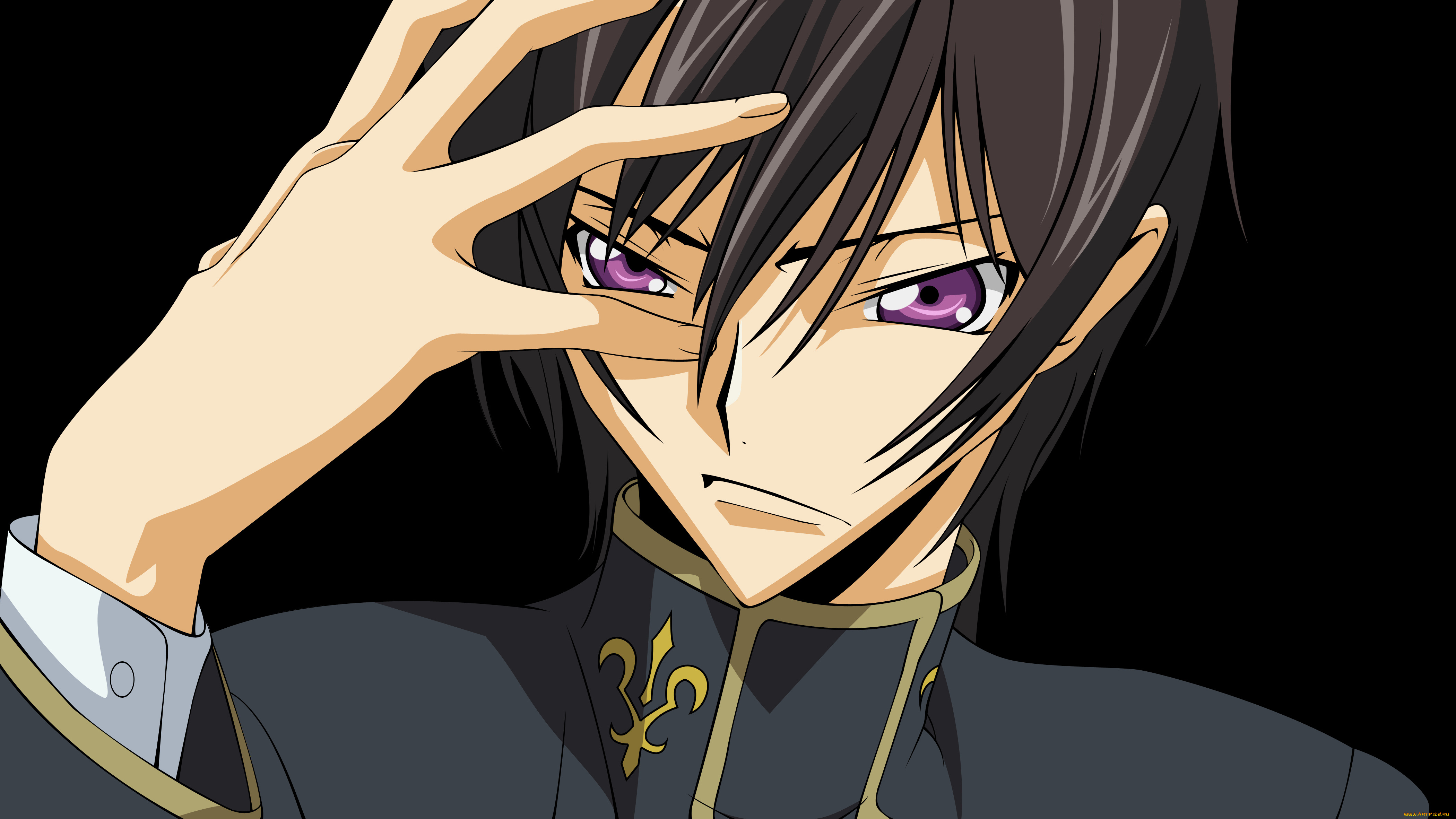 аниме, code, geass, парень