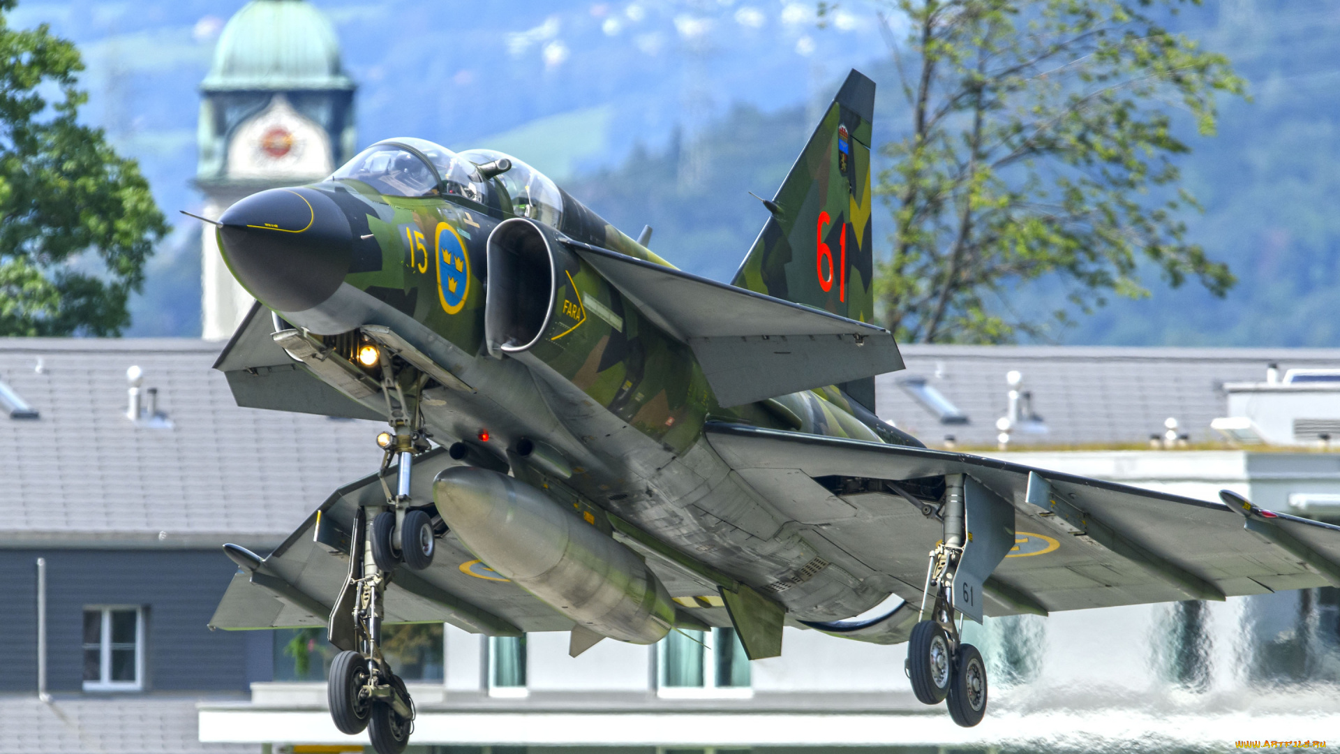 saab, 37, viggen, авиация, боевые, самолёты, saab, 37, viggen, многоцелевой, истребитель, ввс, швеции, взлет, истребителя, ajs, вооруженные, силы