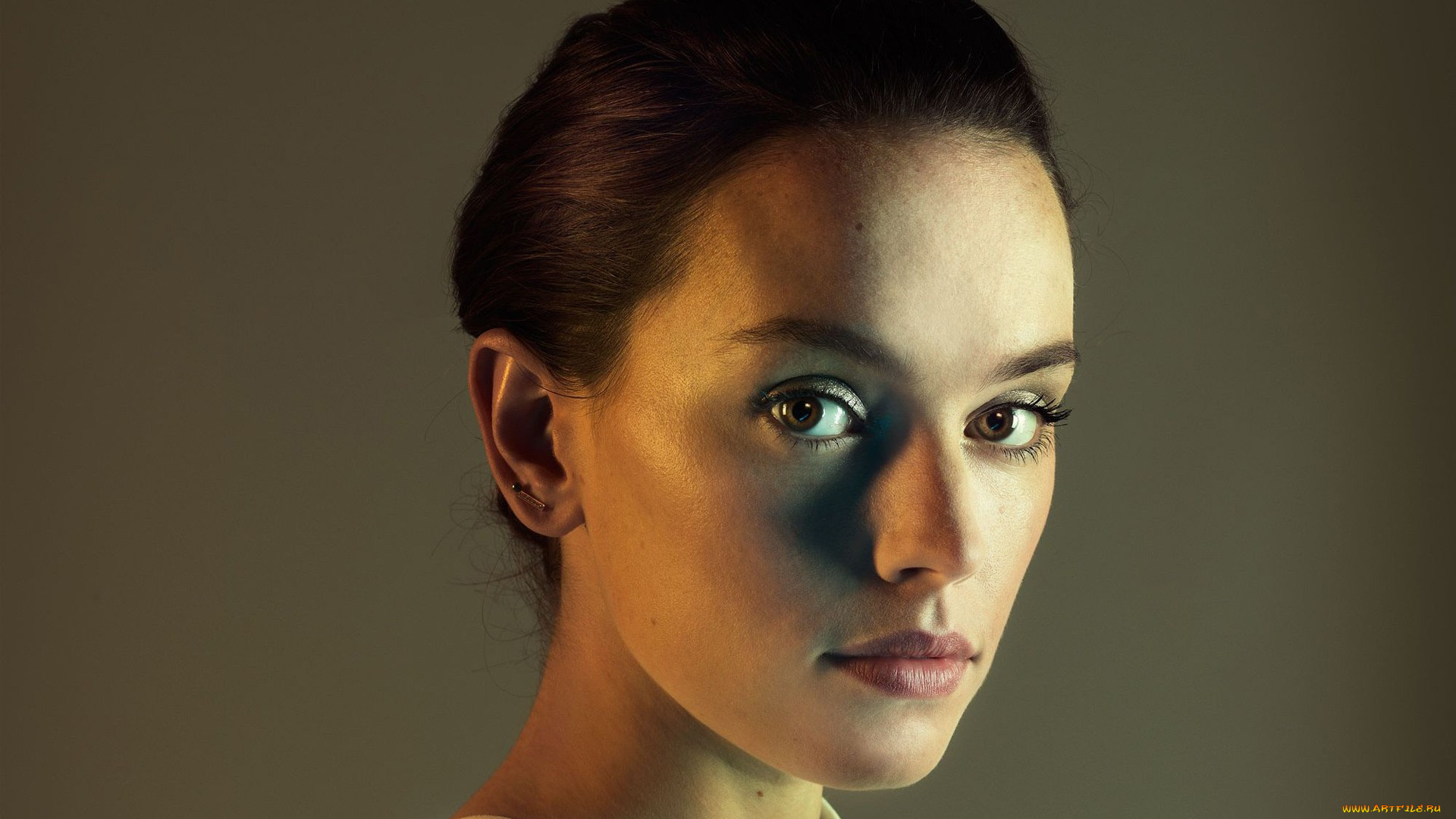 девушки, daisy, ridley, шатенка, лицо