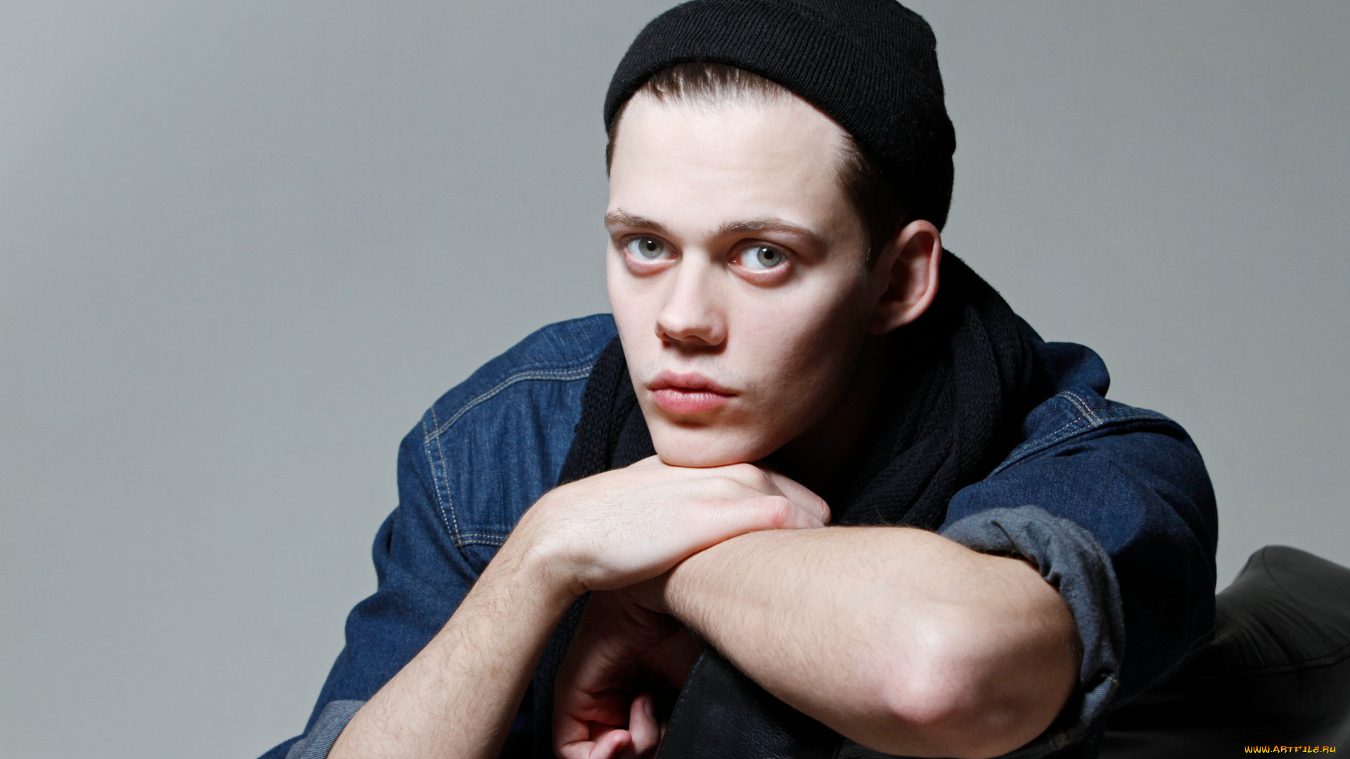 мужчины, bill, skarsgard, актер, шапка, куртка