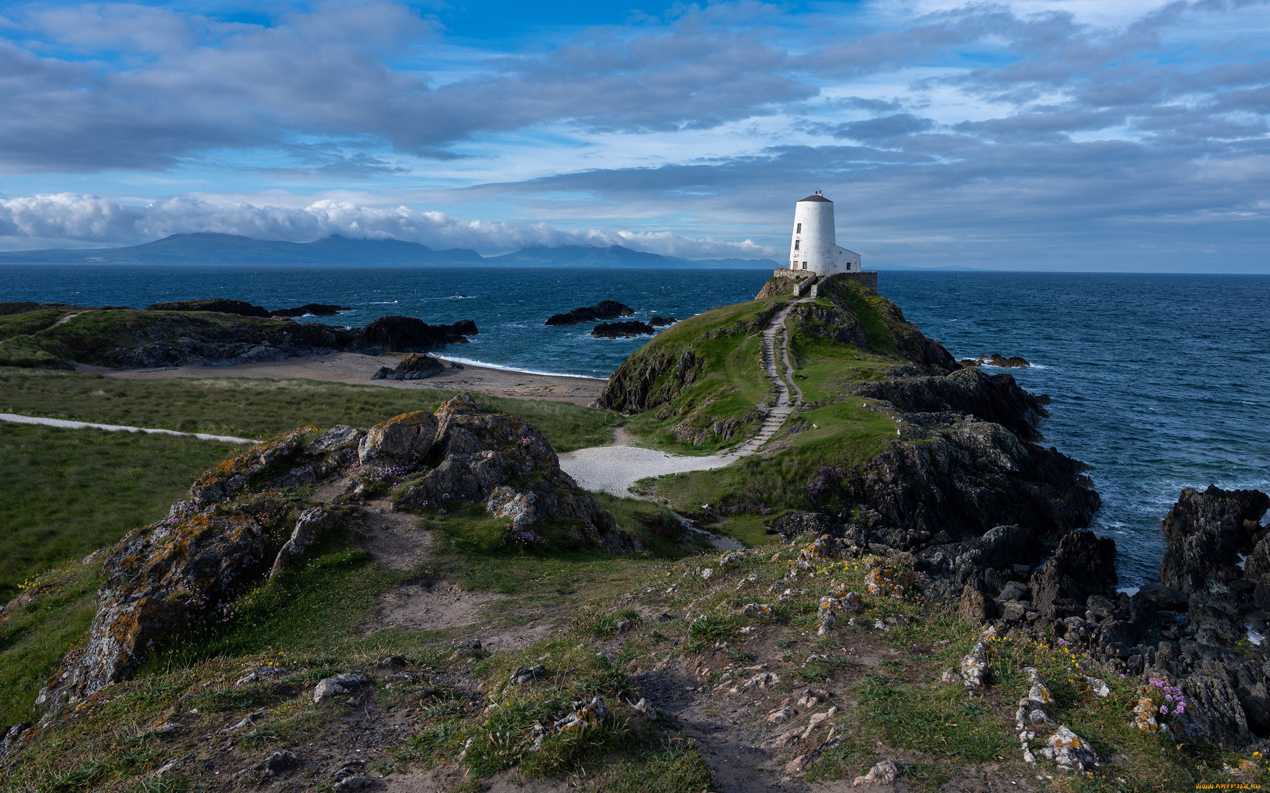 twr, mawr, lighthouse, north, wales, природа, маяки, twr, mawr, lighthouse, north, wales