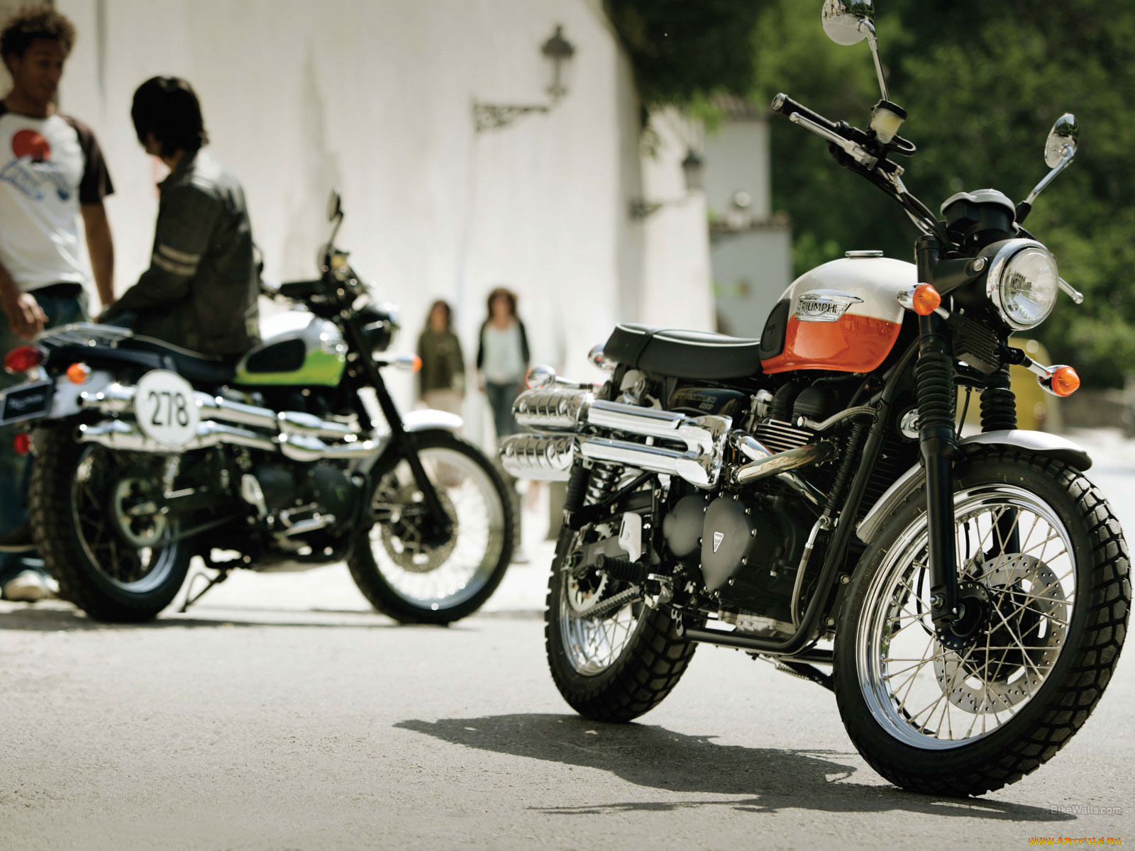 triumph, scrambler, 2008, мотоциклы