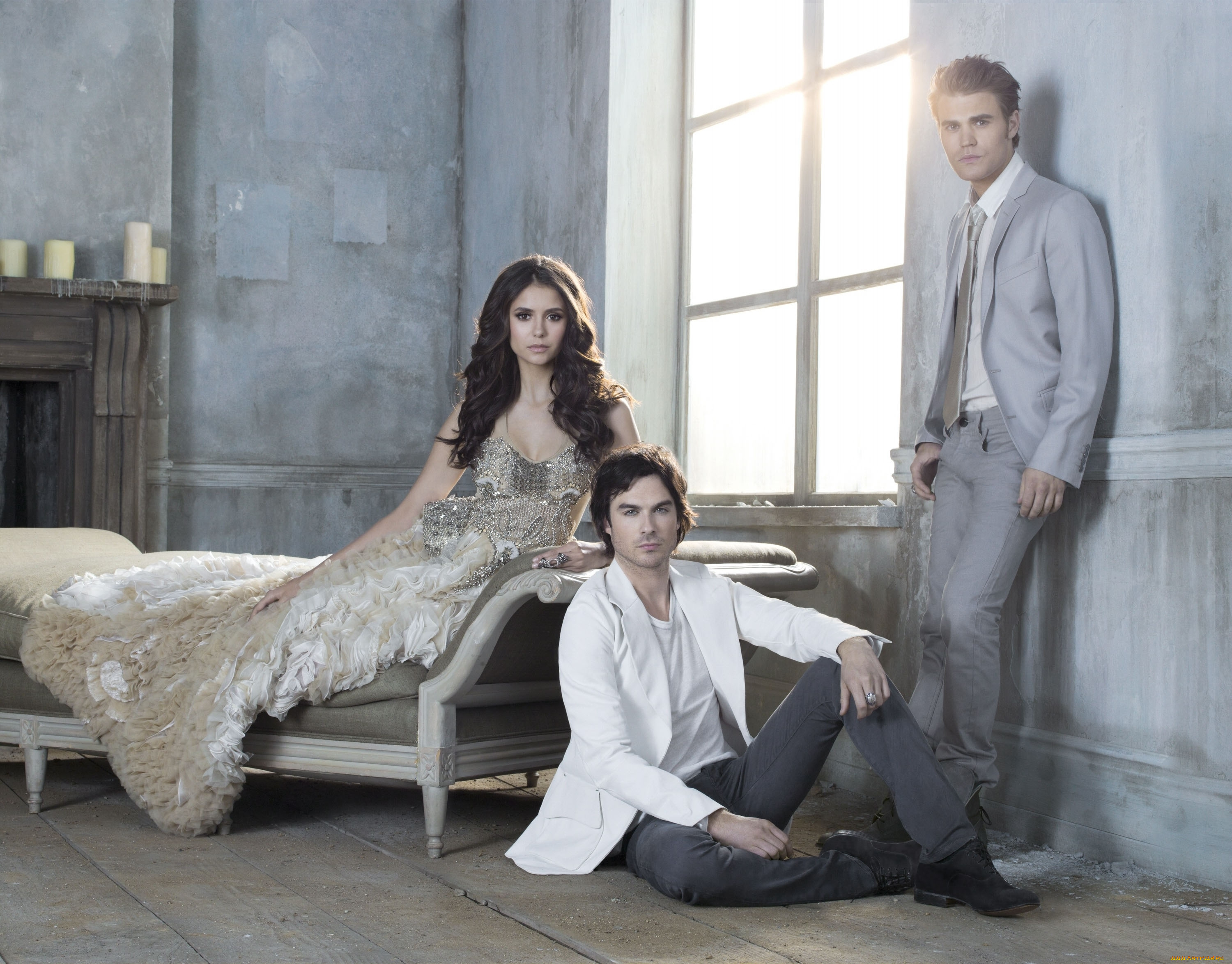 the, vampire, diaries, кино, фильмы, ian, somerhalder, nina, dobrev, дневники, вампира, paul, wesley