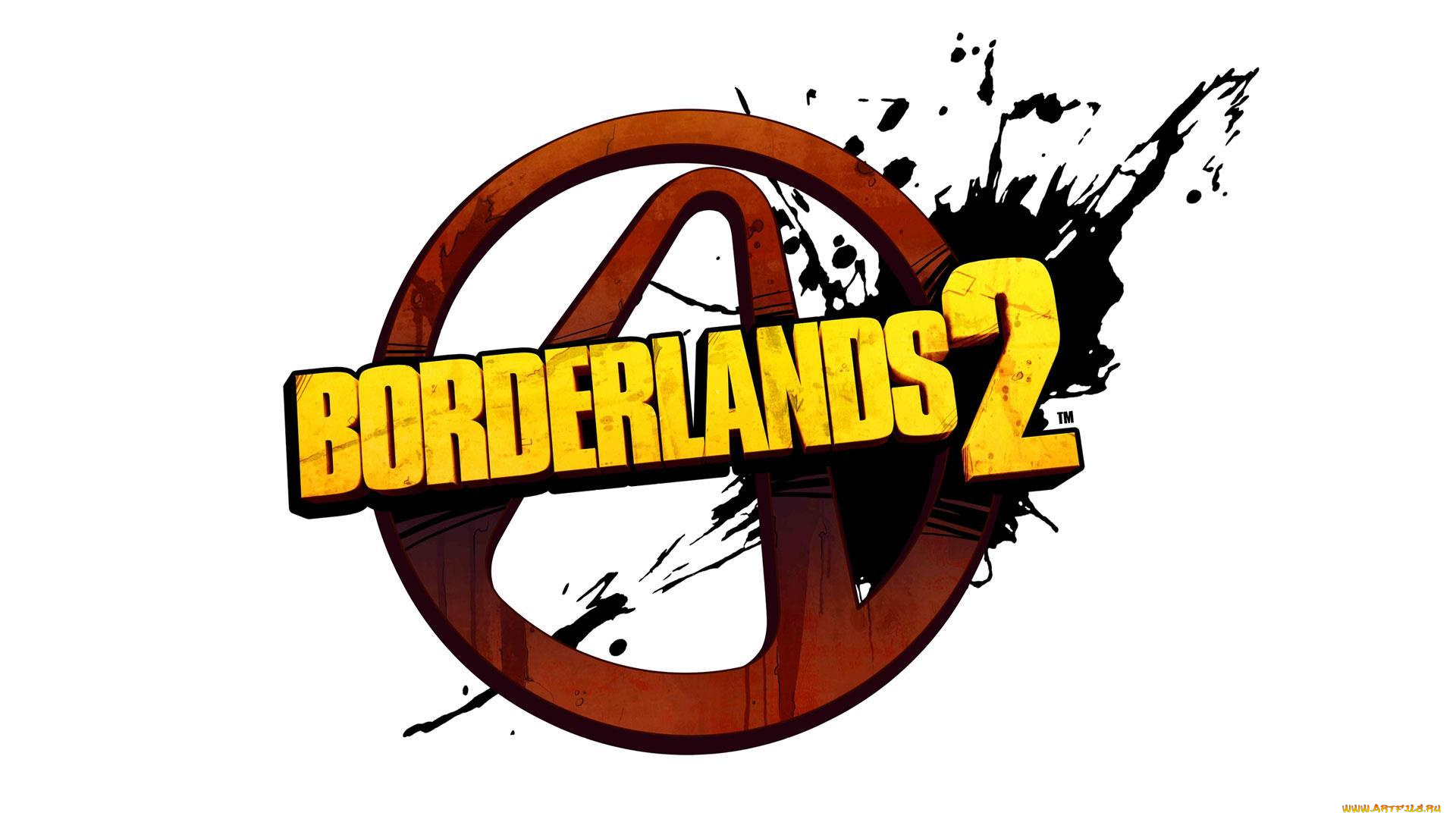 видео, игры, borderlands, 2, фон, логотип