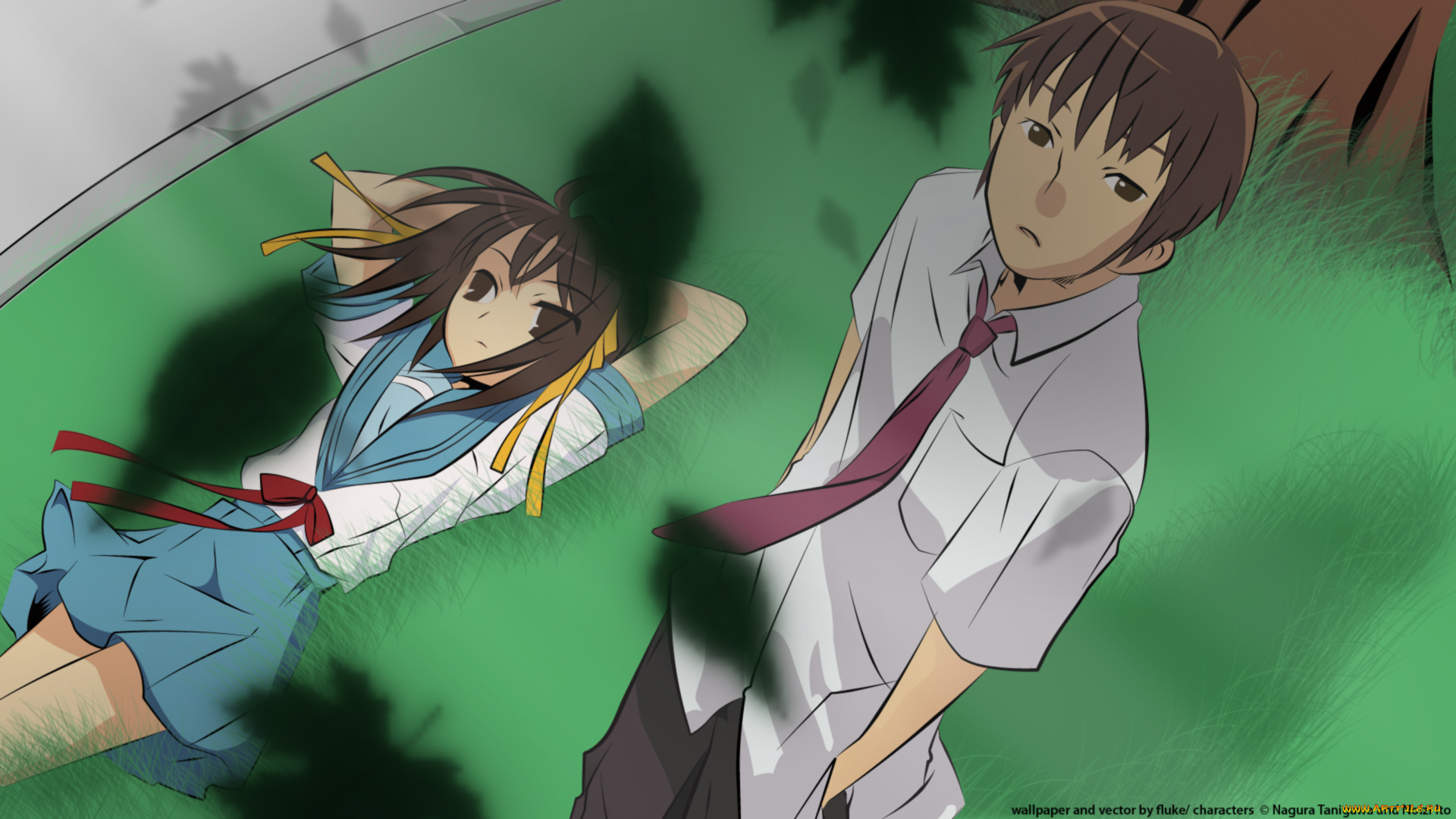 аниме, the, melancholy, of, haruhi, suzumiya, suzumiya, haruhi, no, yuutsu