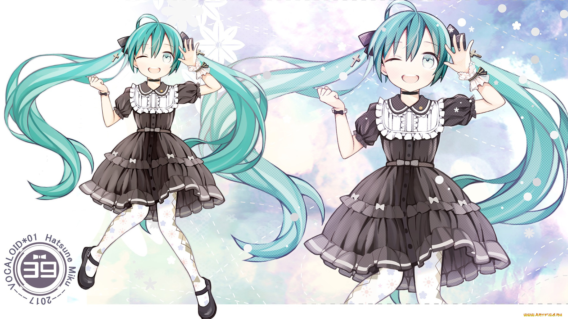 аниме, vocaloid, hatsune, miku