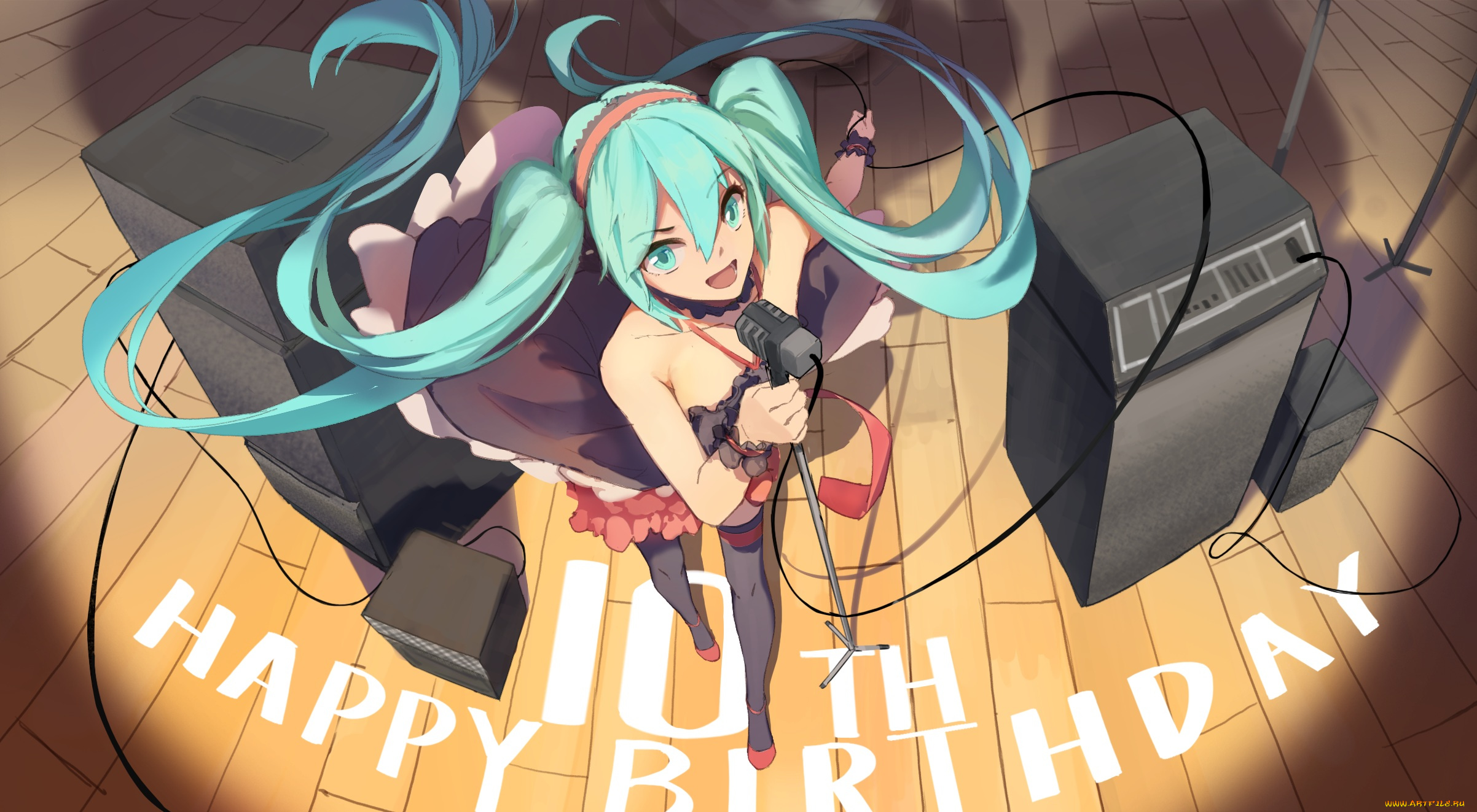 аниме, vocaloid, hatsune, miku