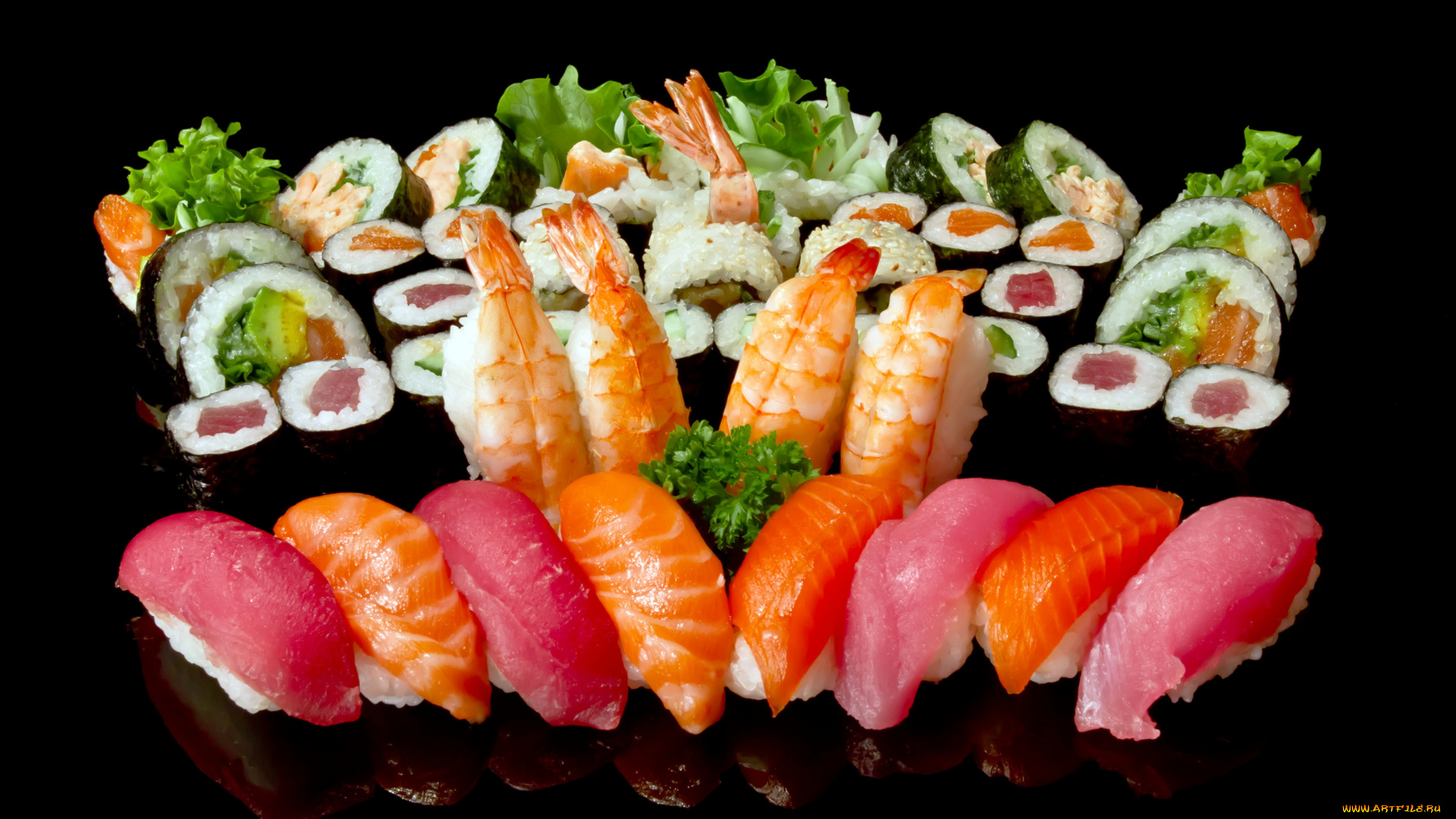еда, рыба, морепродукты, суши, роллы, деликатесы