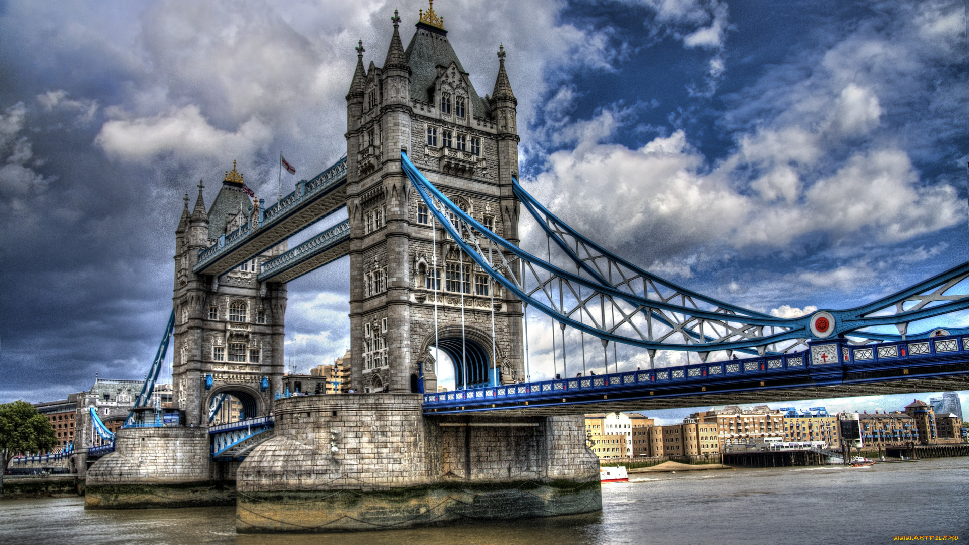 города, лондон, великобритания, мост