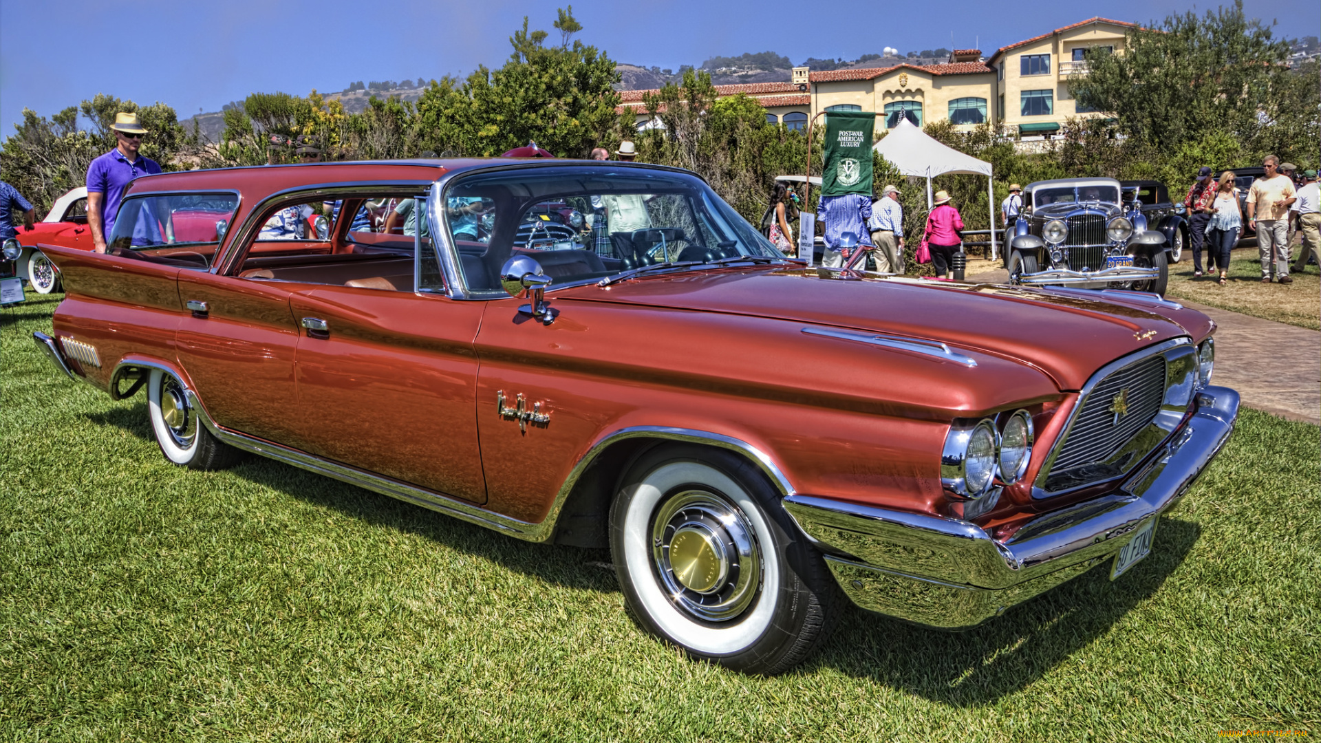 1960, chrysler, new, yorker, station, wagon, автомобили, выставки, и, уличные, фото, выставка, автошоу