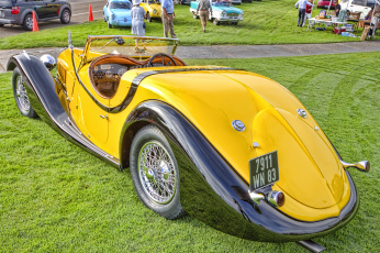 обоя 1934 voisin c27 grand sport figoni roadster, автомобили, выставки и уличные фото, выставка, автошоу