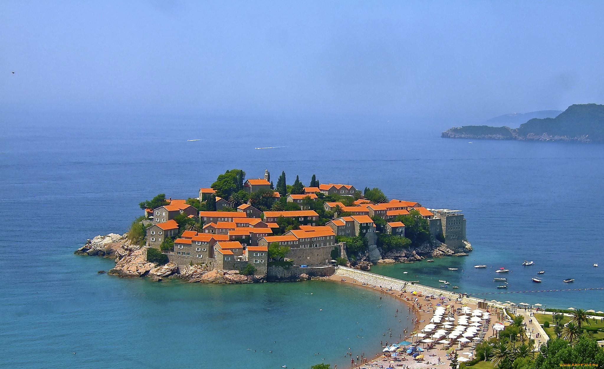 sveti, stefan, , montenegro, города, -, панорамы, остров, Черногория, пляж, море, комплекс, гостиничный