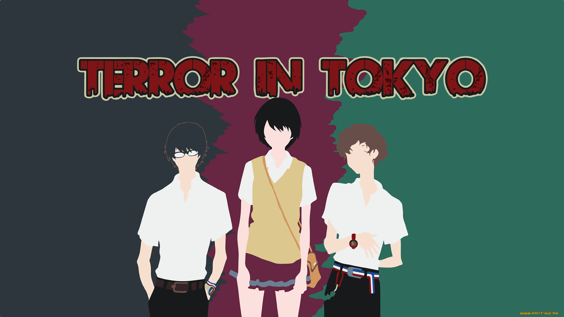 аниме, zankyou, no, terror, эхо, террора